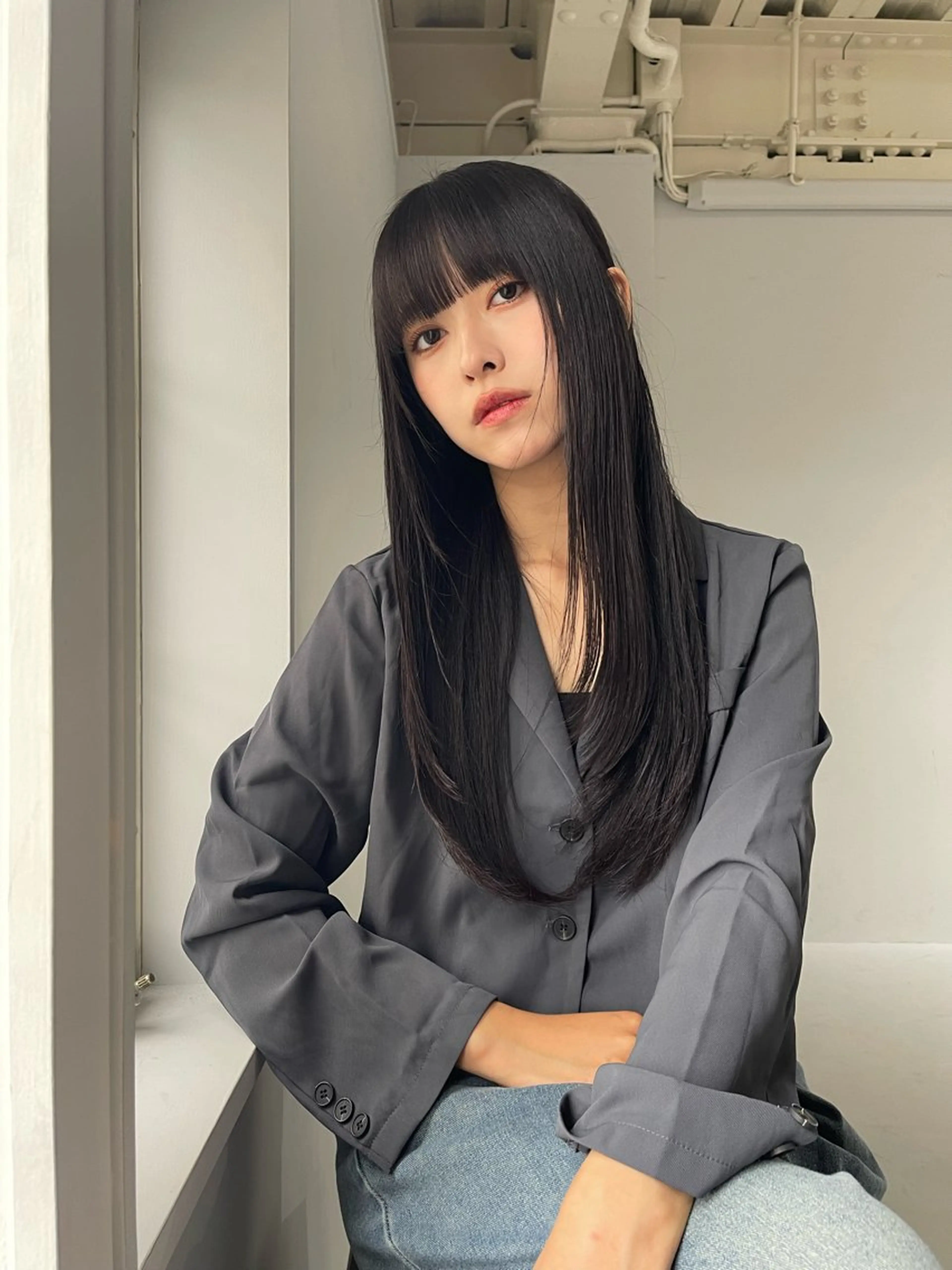 ロング カラー ヘアアレンジ charm《銀座》 ヘアセット/縮毛矯正のヘアスタイル