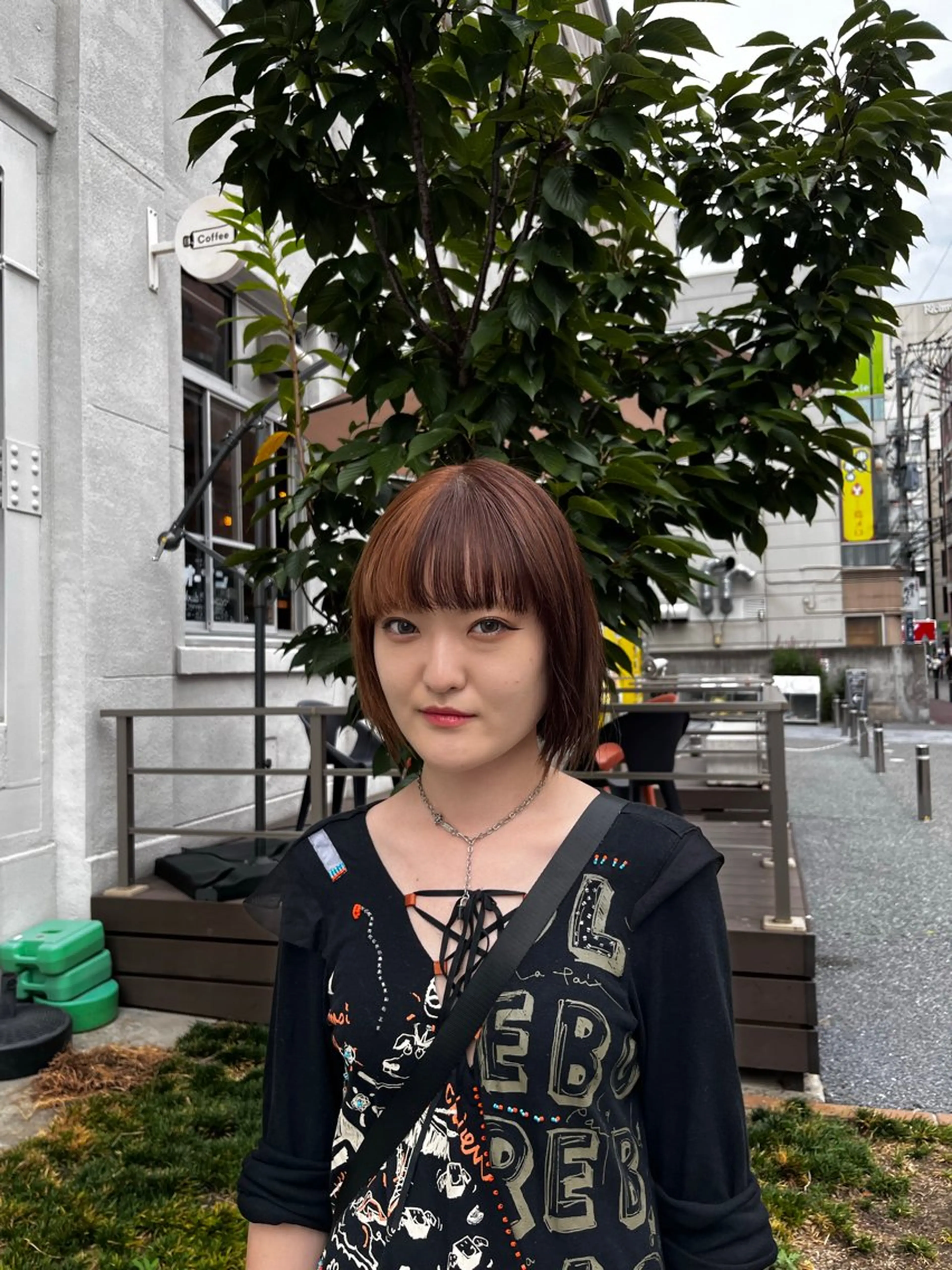 ショート カラー ブラウンカラー ツートーンカラー ヘアカラー パーマ 縮毛矯正 トリートメント ヘッドスパ 幾留 蓉子のヘアスタイル