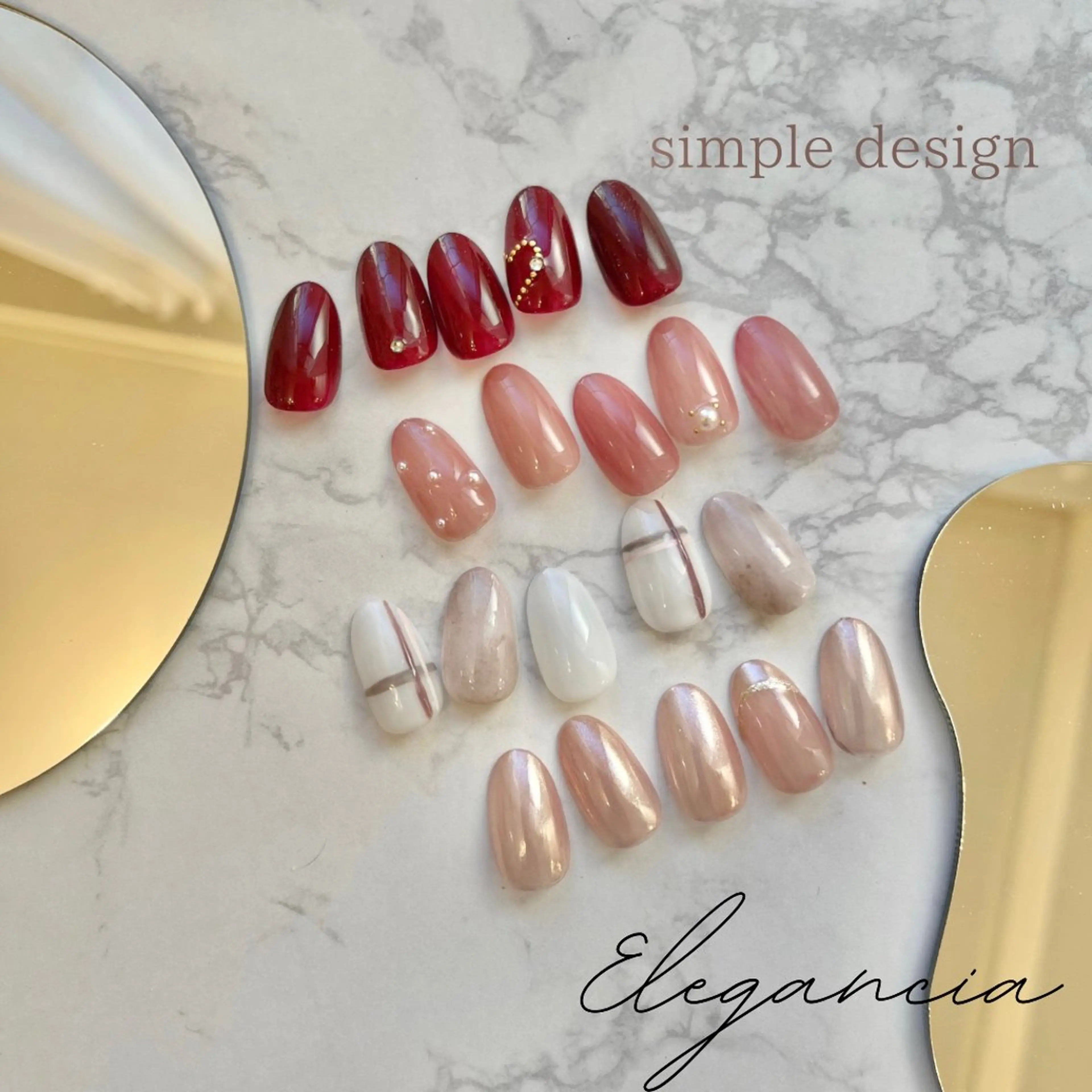 ネイル ハンドネイル Elegancia. Hiromiのネイルデザイン