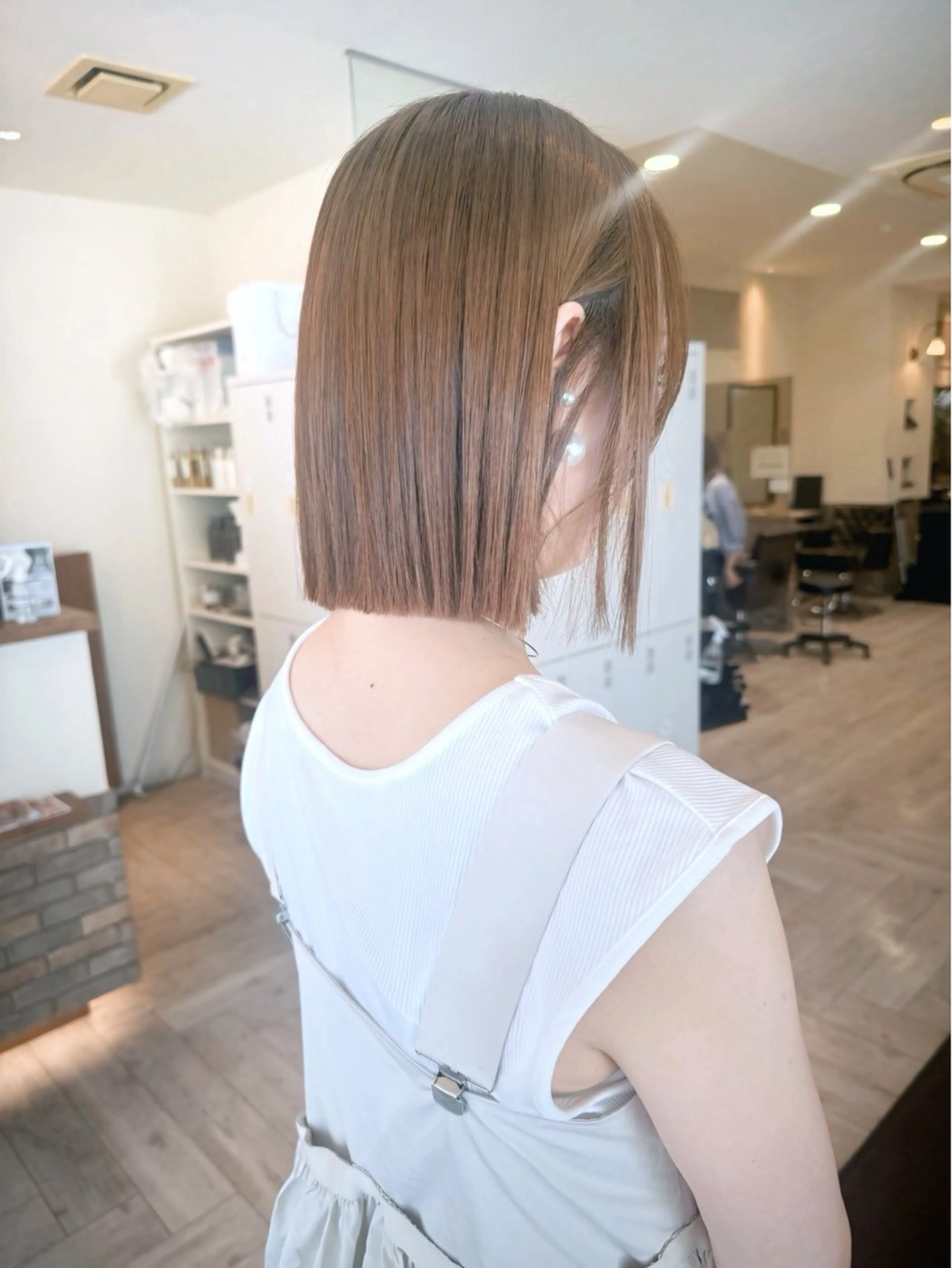 カラー 亀田 乃愛のヘアスタイル