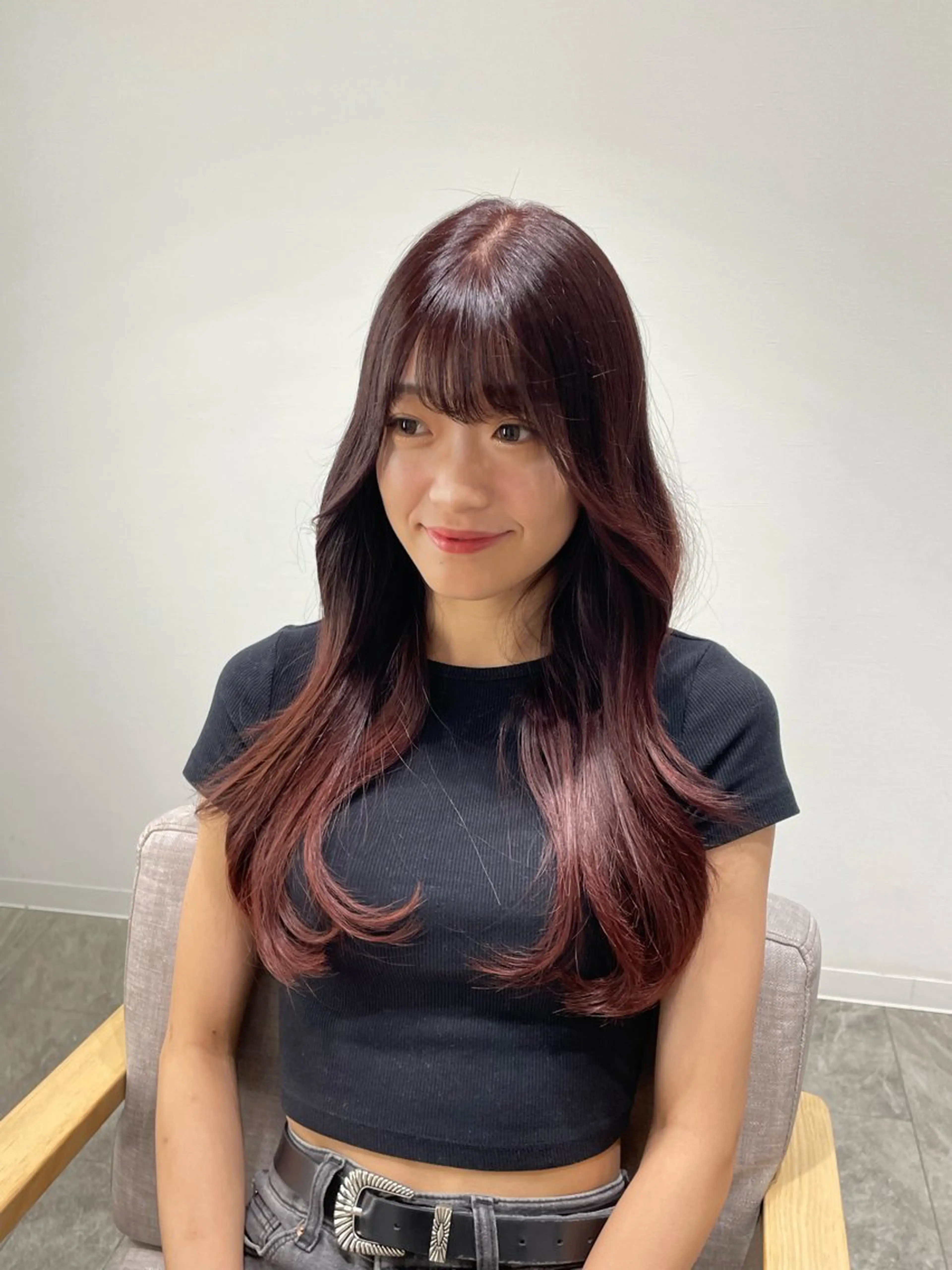 カラー 似合わせ前髪/ 小顔カット🎀そうのヘアスタイル