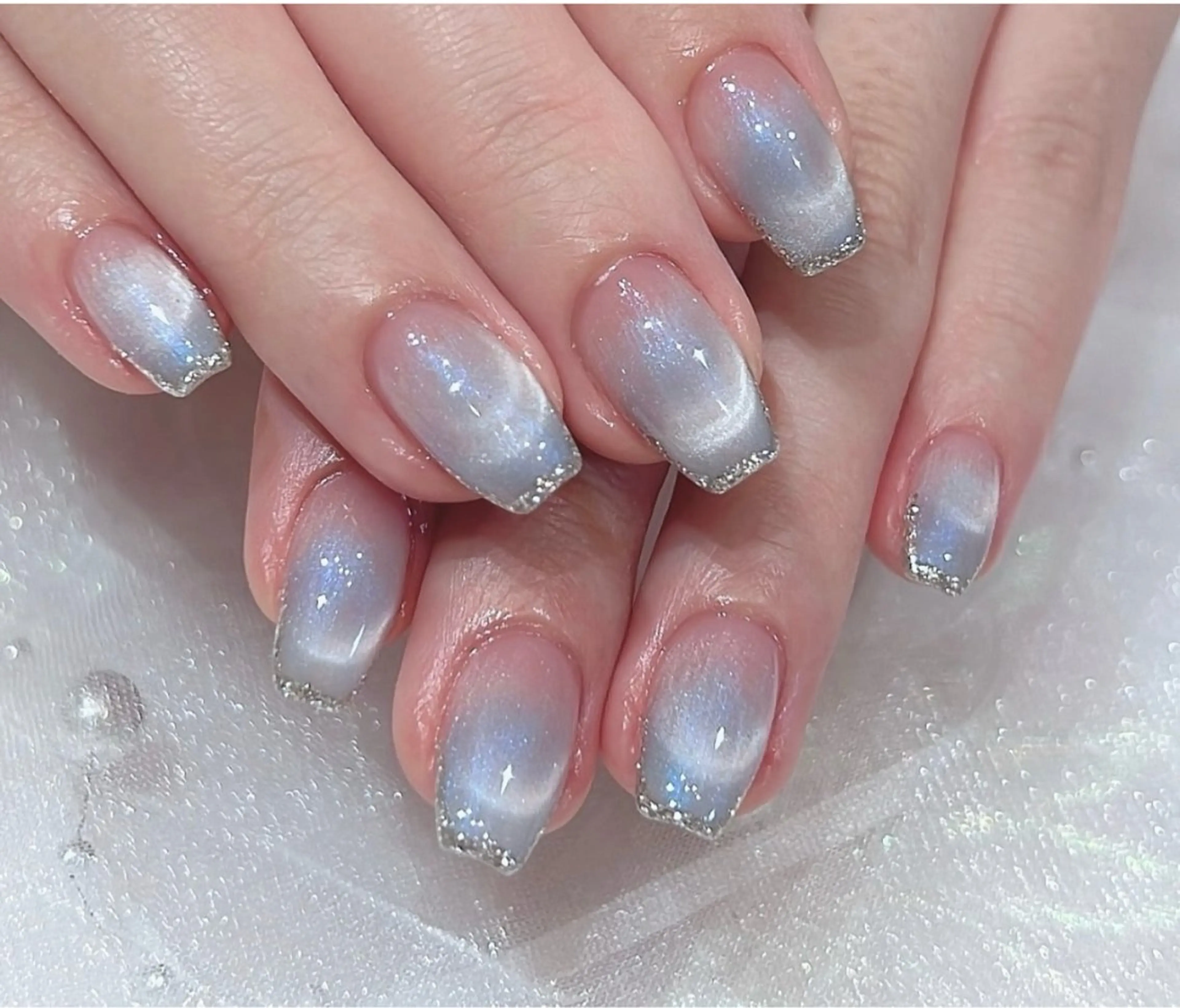 ネイル 韓国ネイル 持ち込み ニュアンスネイル ネイルチップ ハンドネイル TABI ANA.CHUOのネイルデザイン