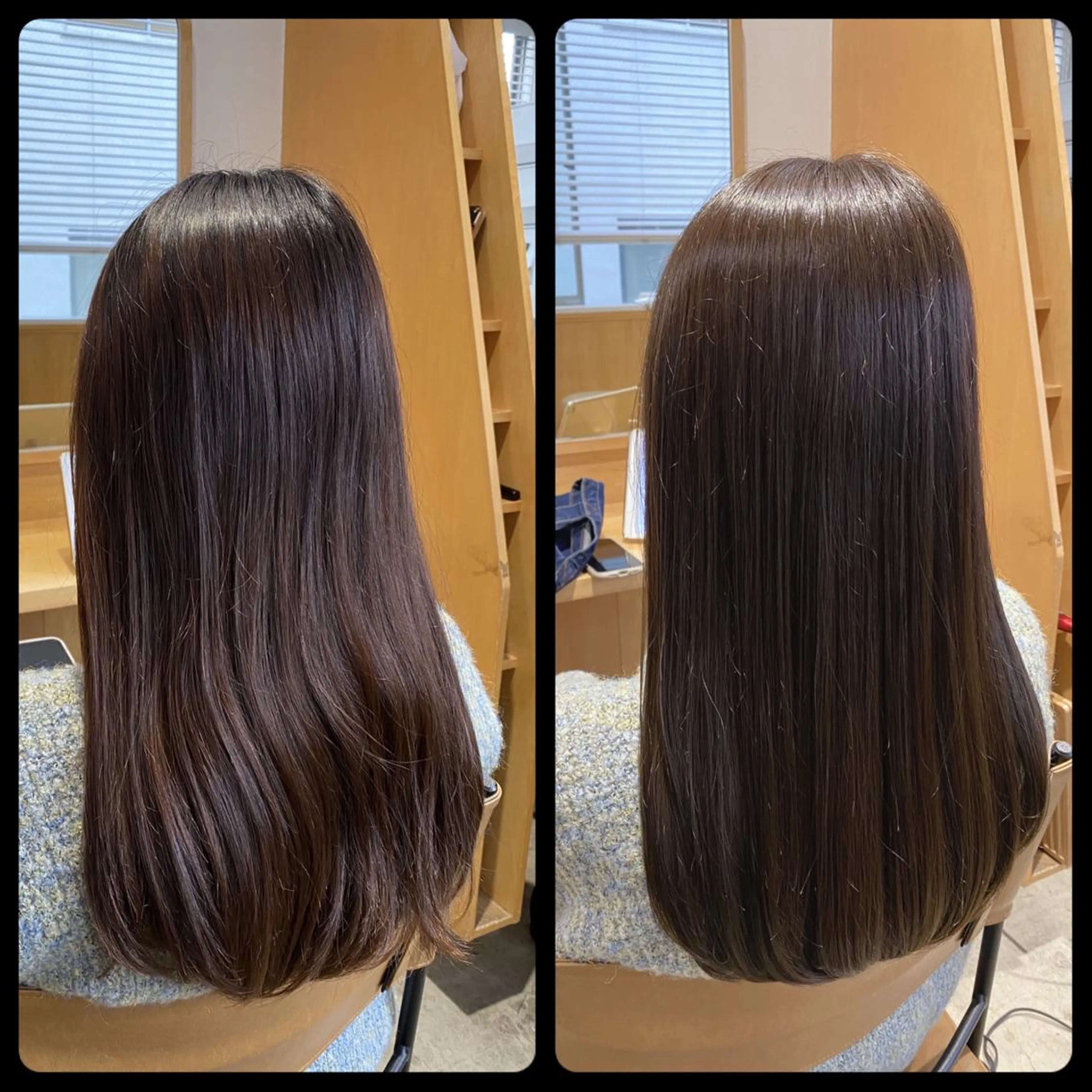 セミロング AMPHITOKYO 平林のヘアスタイル