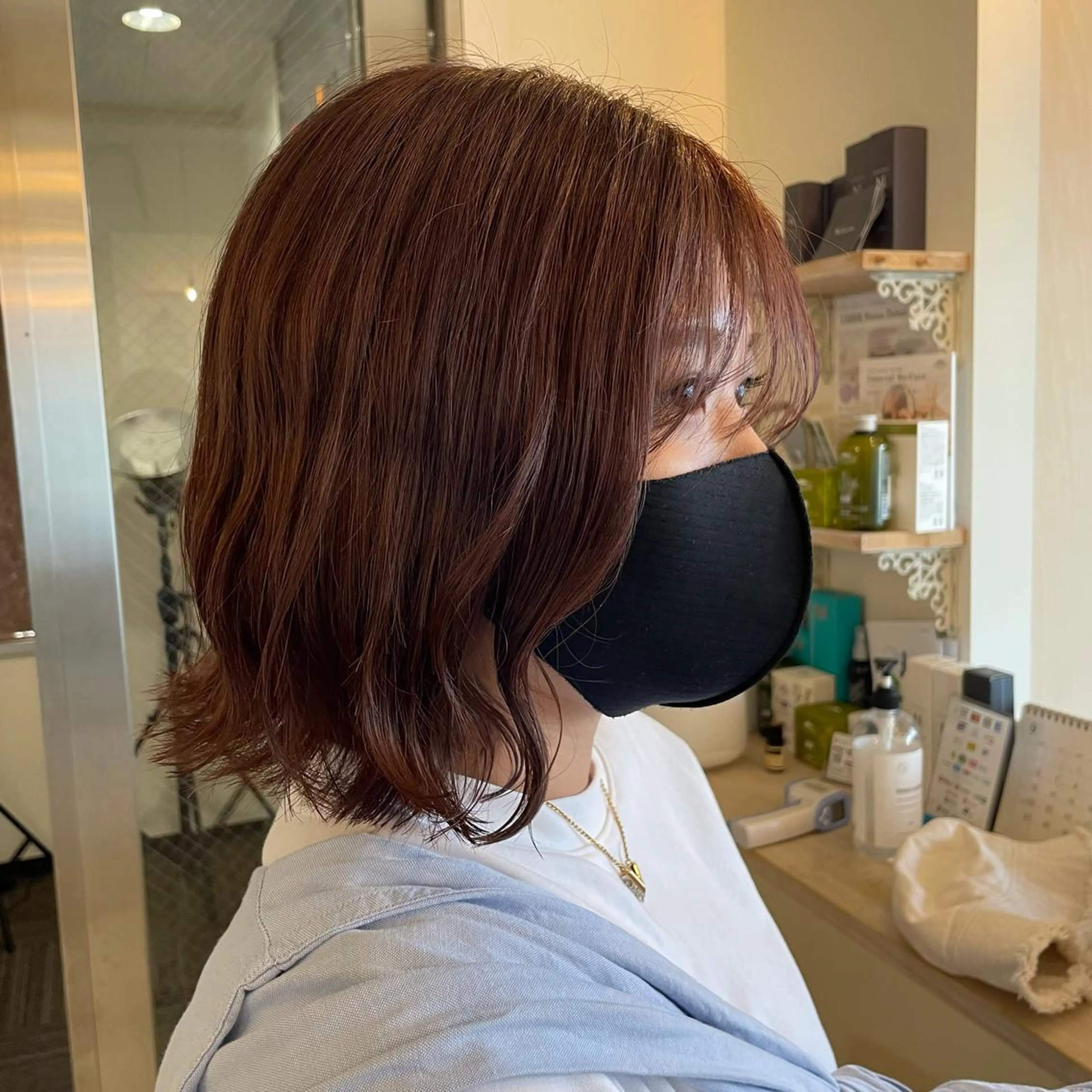 ショート ボブウルフ／ボブ Satsuki【名駅のヘアスタイル