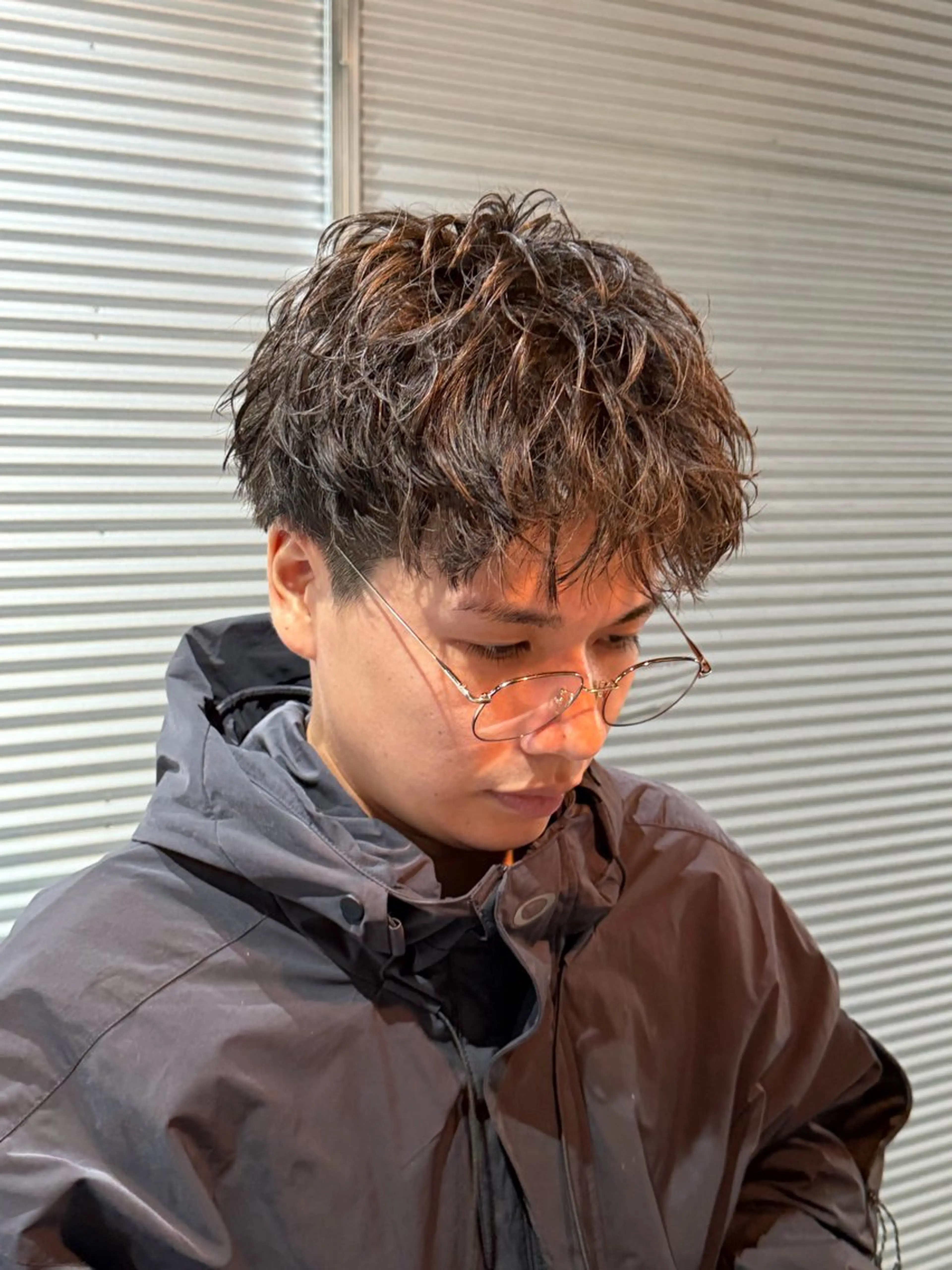 ショート パーマ メンズ カット パーマ トリートメント メンズの悩み解決専門 柏パーマ職人/曽我尾のヘアスタイル