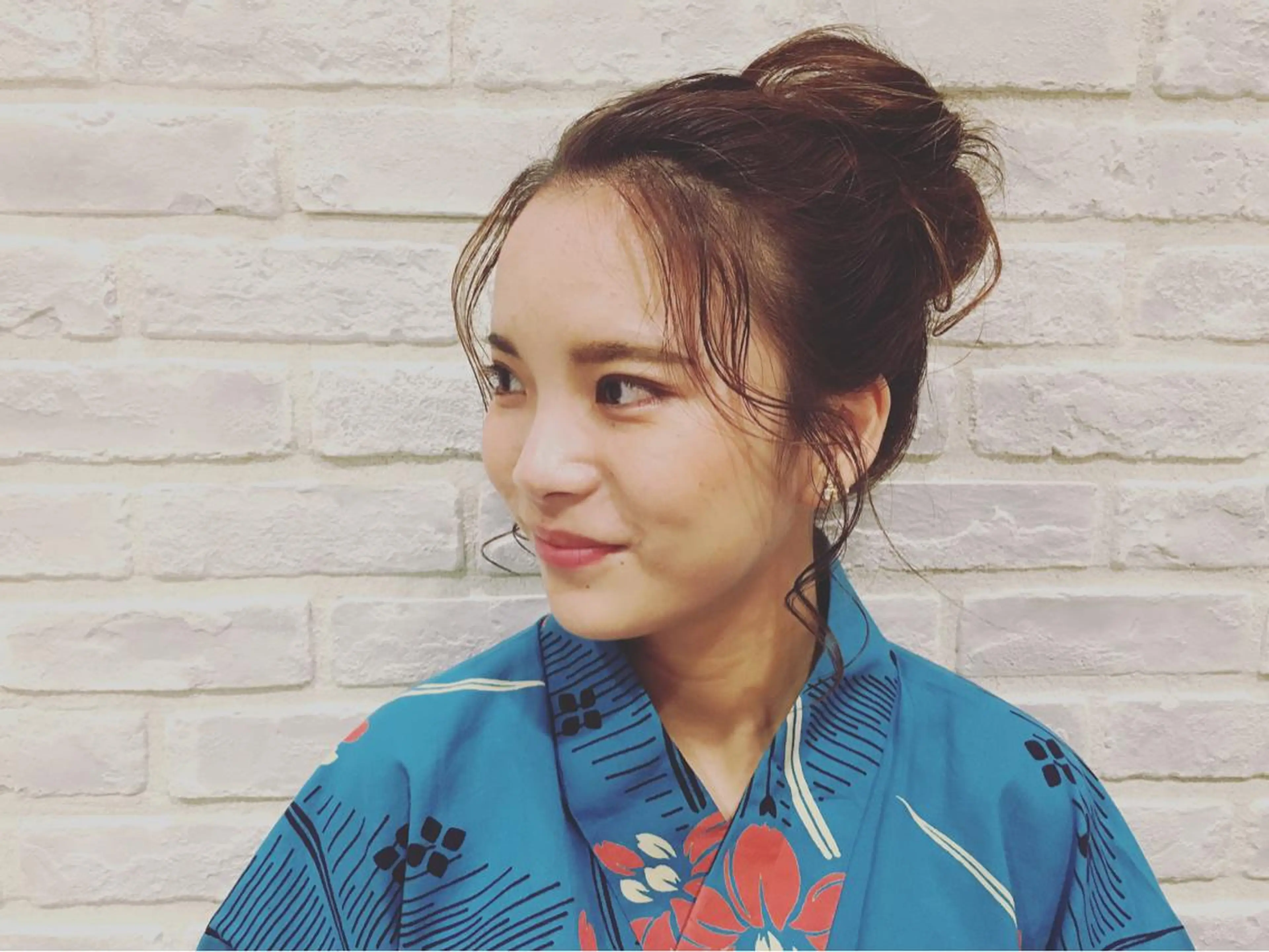 ミディアム カラー ヘアアレンジ 浴衣 la fith所属・rico_by ヘアとアイブロウのヘアスタイル