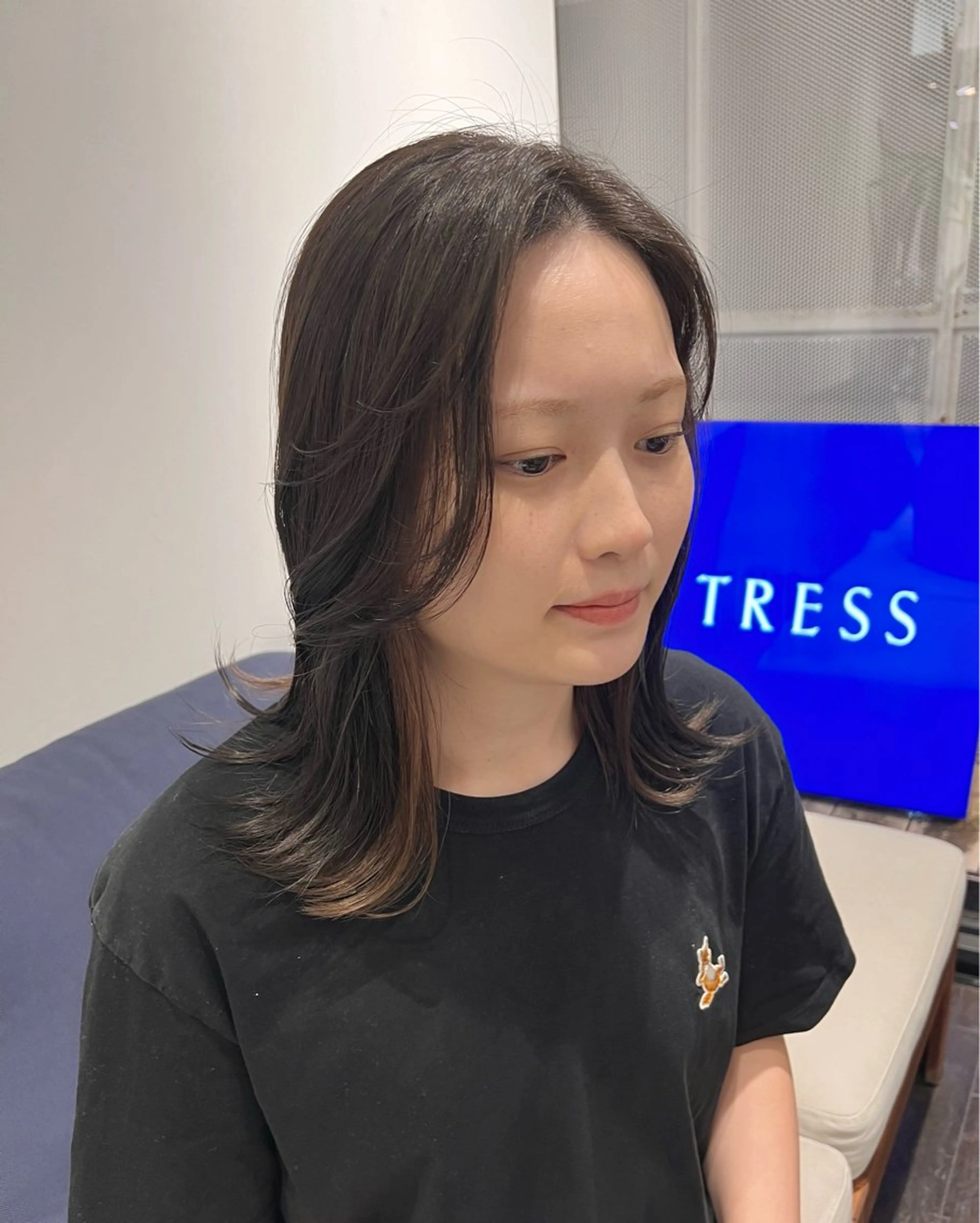 セミロング カラー 渋谷🌈透明感カラー レイヤー/mikuのヘアスタイル