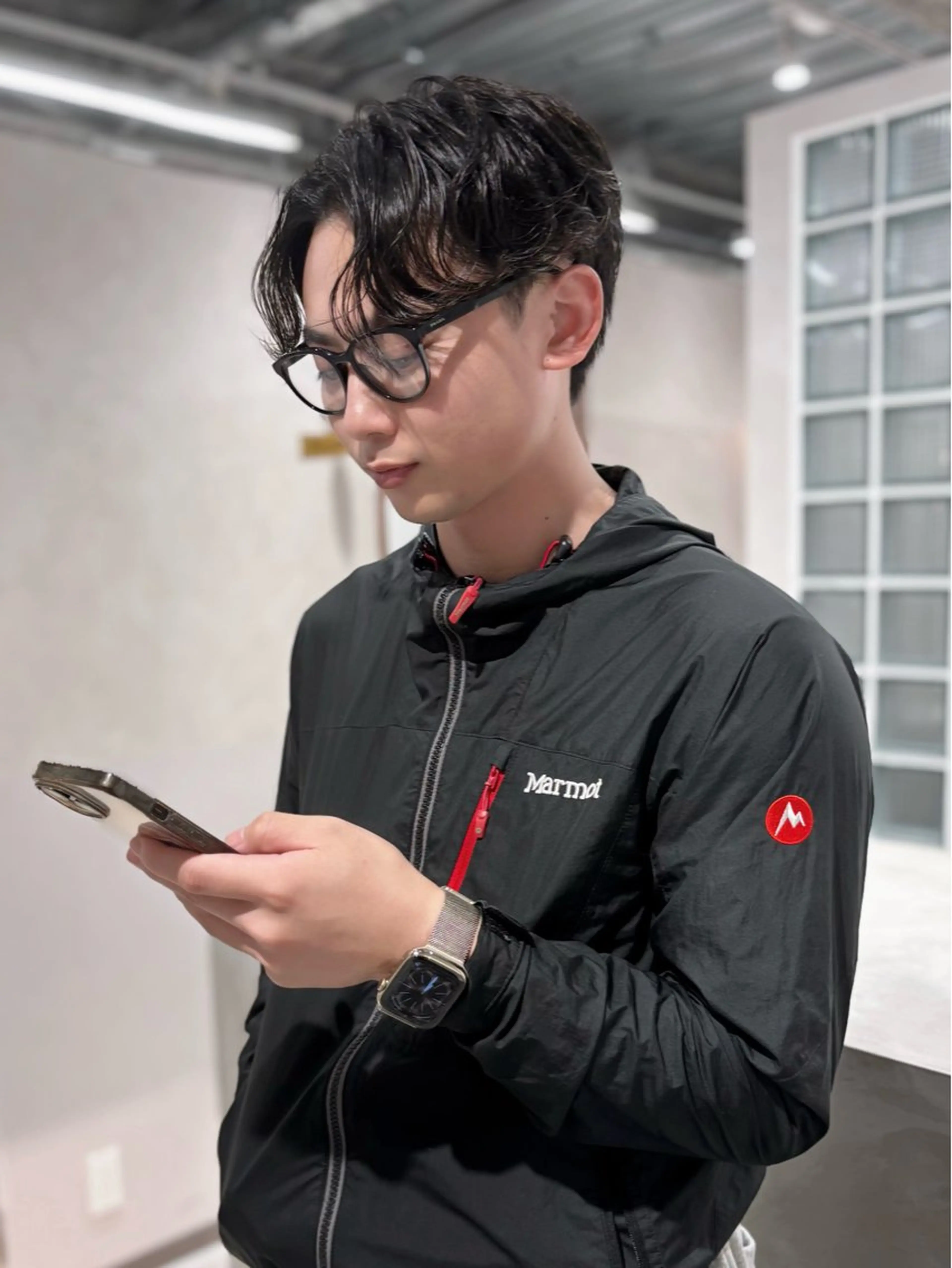 ショート garage.所属・吉田 慎冴/メンズパーマのヘアスタイル