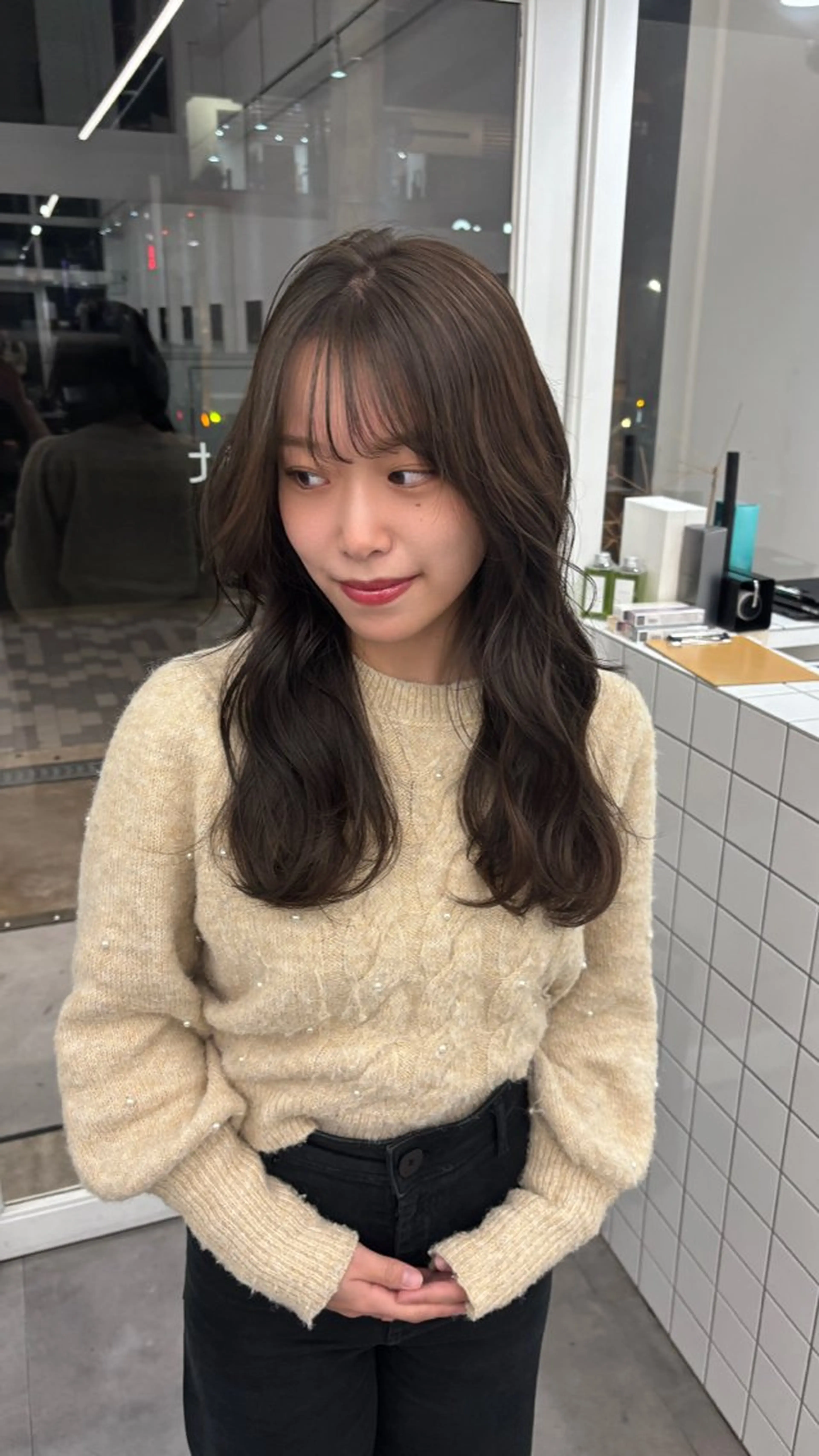 ロング AHNKISM所属・トレンド🌷 ボブ　パーマ🩰のヘアスタイル