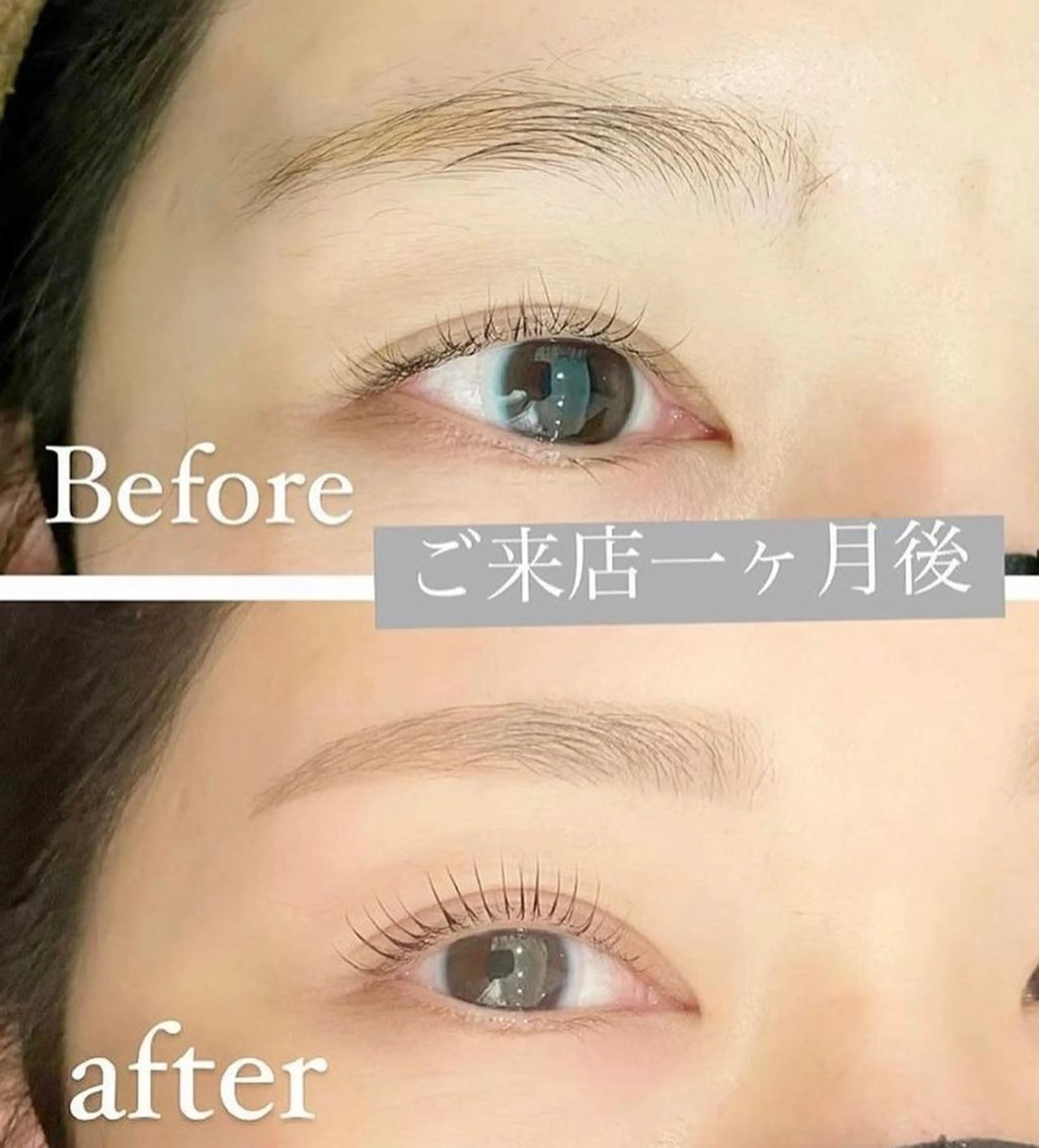 パリジェンヌorまつ毛パーマ　コーティング込の写真