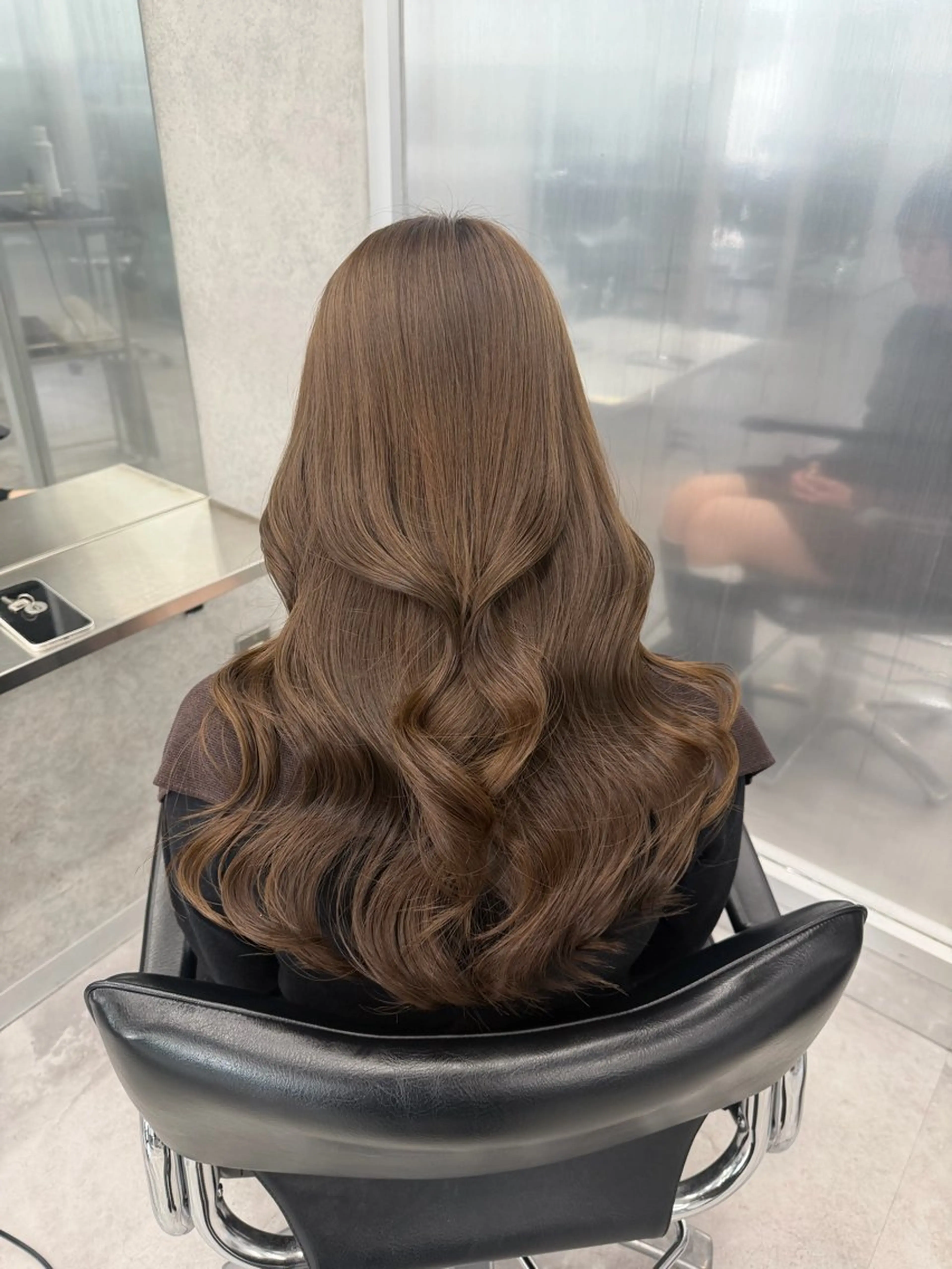 ロング ヘアカラー ハイトーン/渋谷 韓国風/Narukaのヘアスタイル