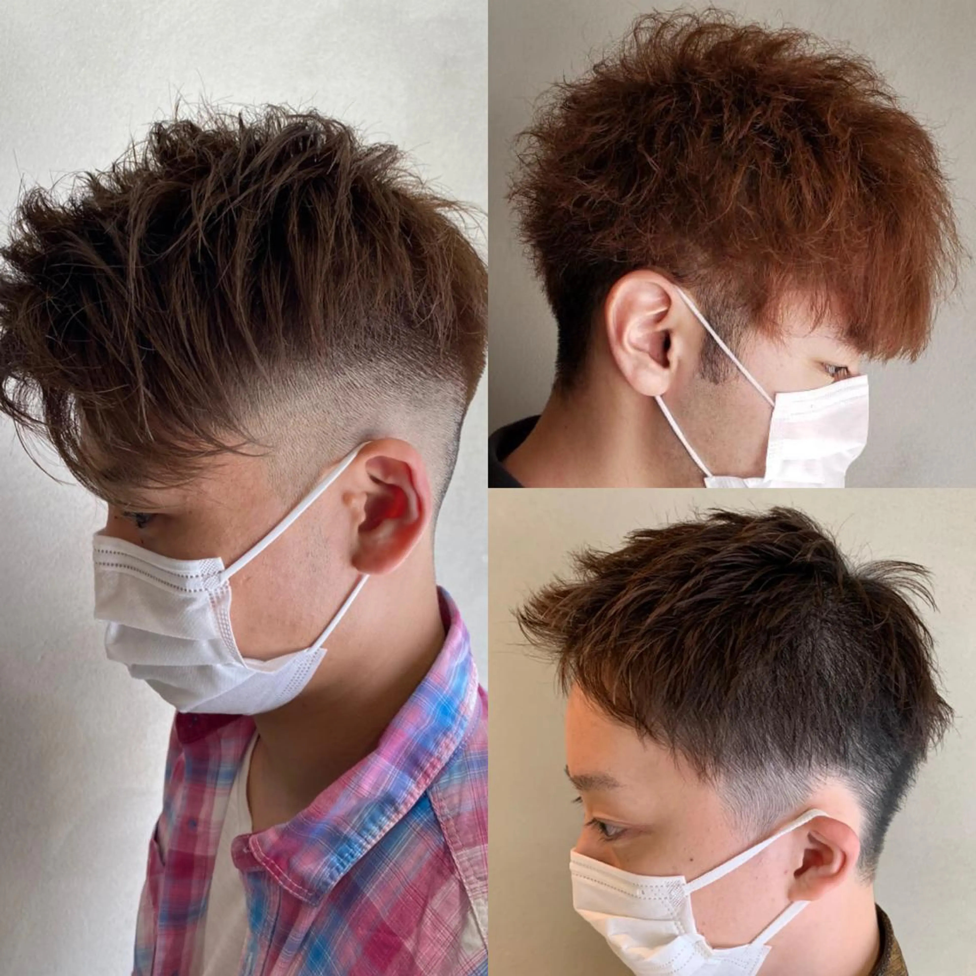 カラー メンズ 上石神井メンズパーマ 飯田徹のヘアスタイル