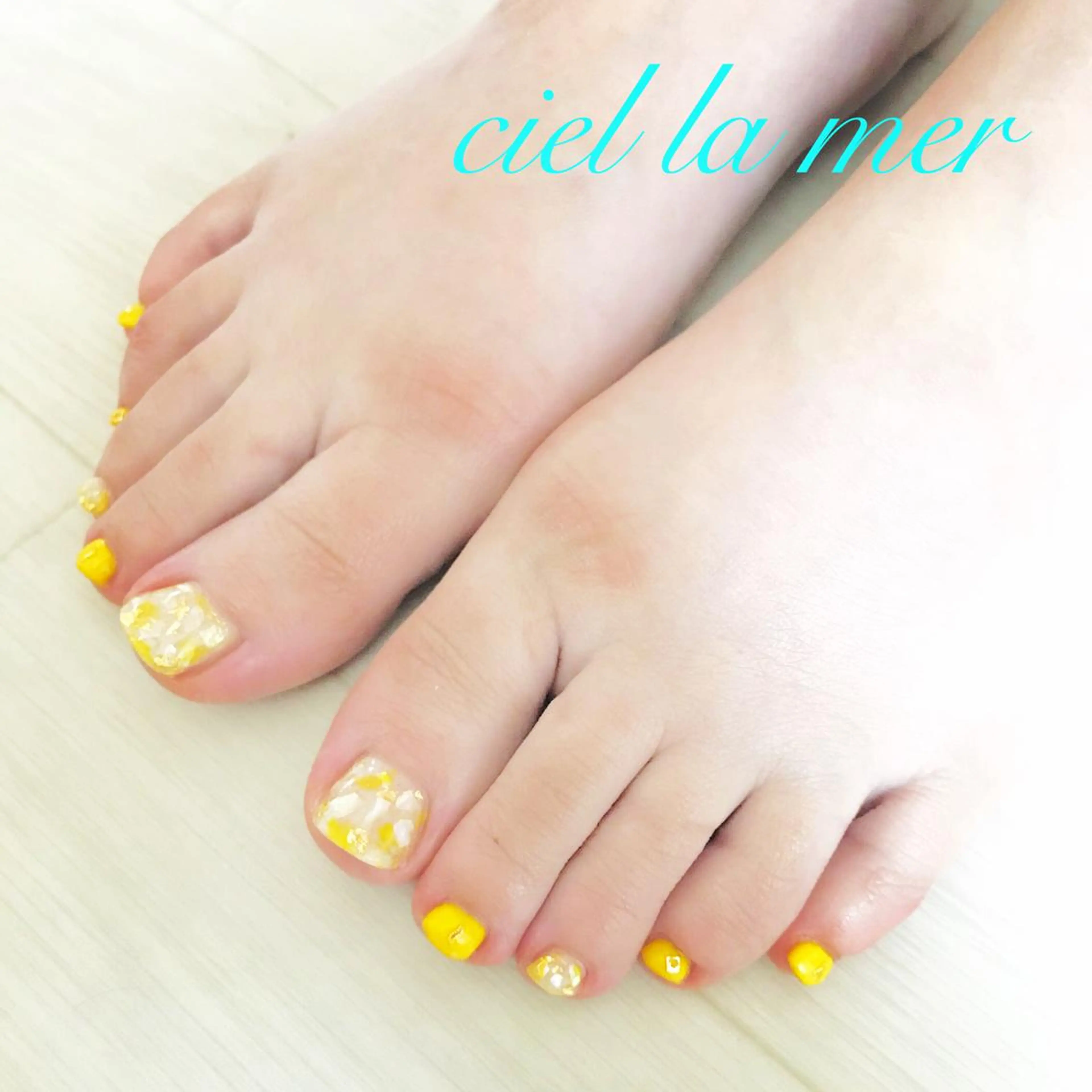 ネイル ハンドネイル フットネイル ciel la merのネイルデザイン