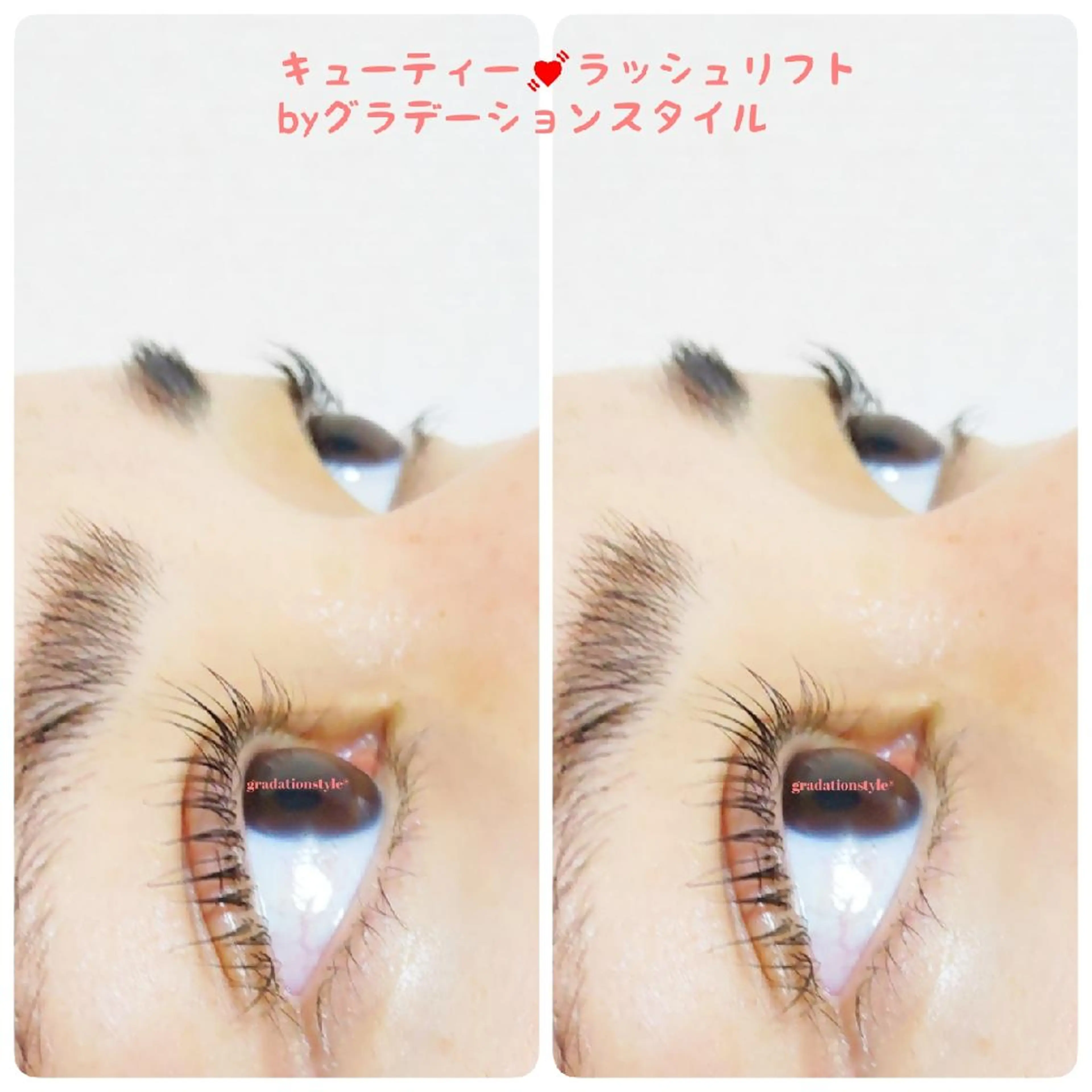 マツエク・マツパ キュート 一重×まつ毛パーマ 🎼グラデーション スタイル札幌♫*⁠✧のマツエク・マツパデザイン