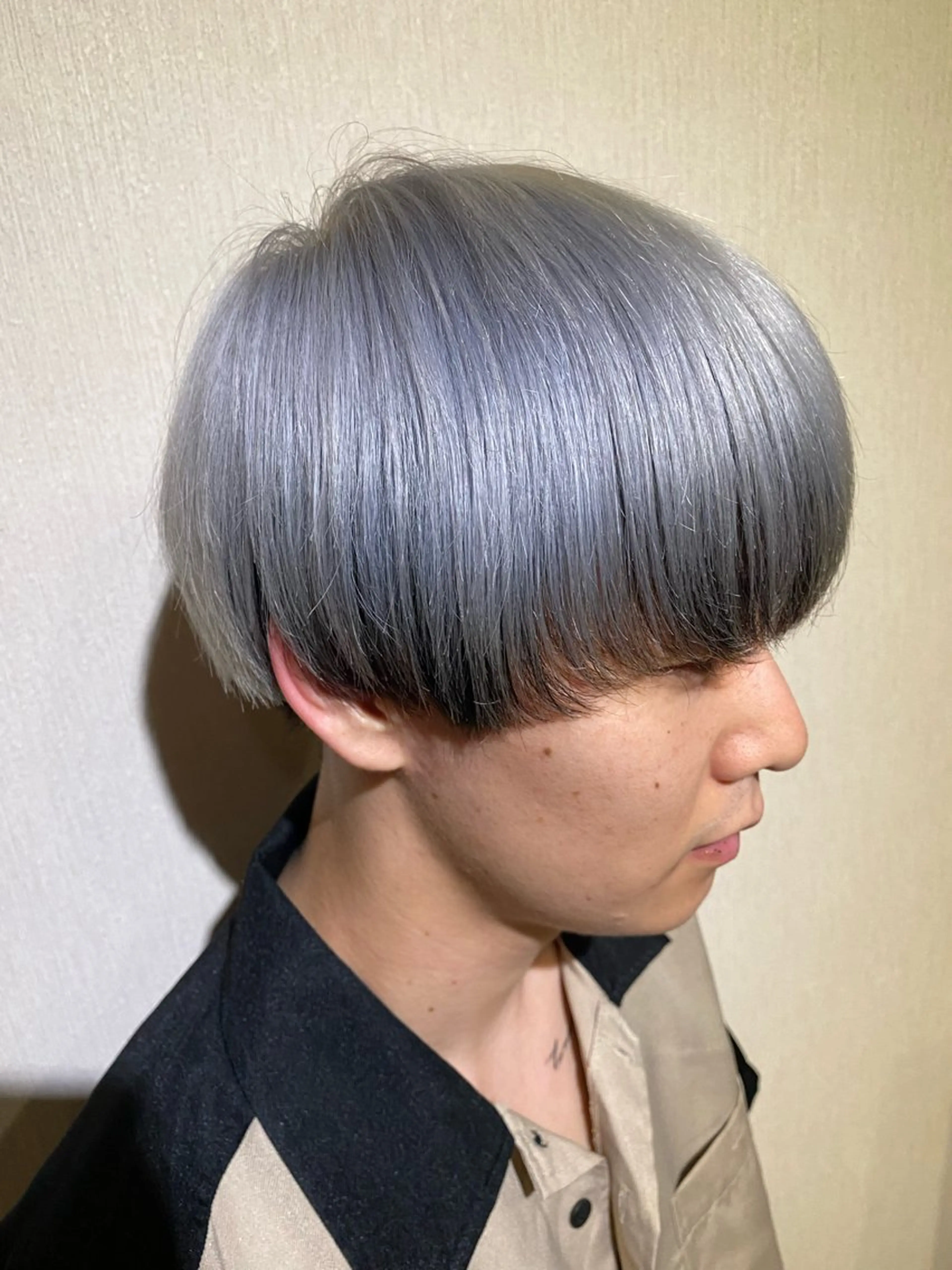 ショート カラー パーマ ヘアアレンジ メンズ キッズ HairSignature所属・ブリーチ指名神戸 No.1美容師RENのヘアスタイル