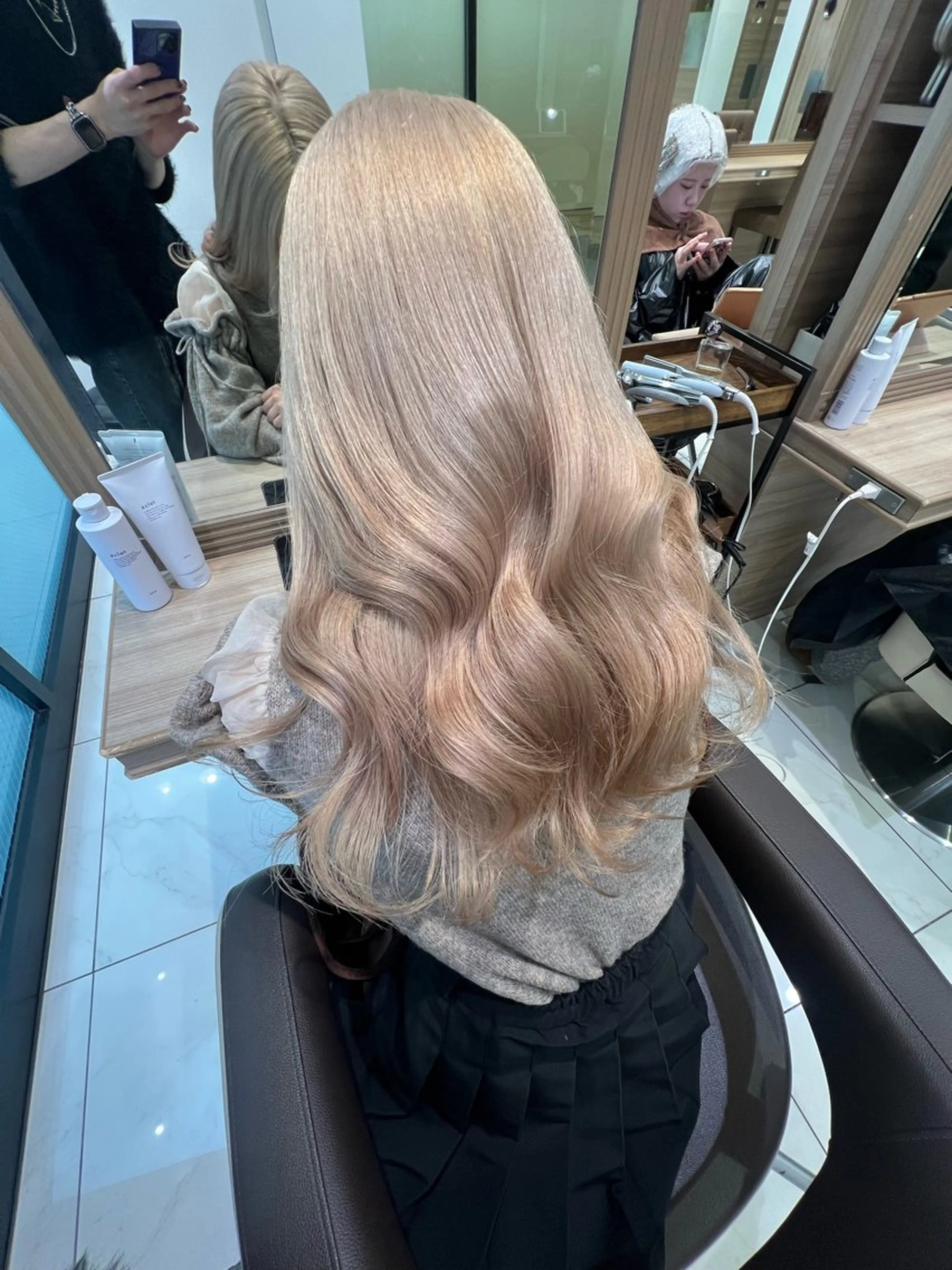 ロング カラー ヘアカラー トリートメント ブリーチ/デザイン 💎ryuyaのヘアスタイル