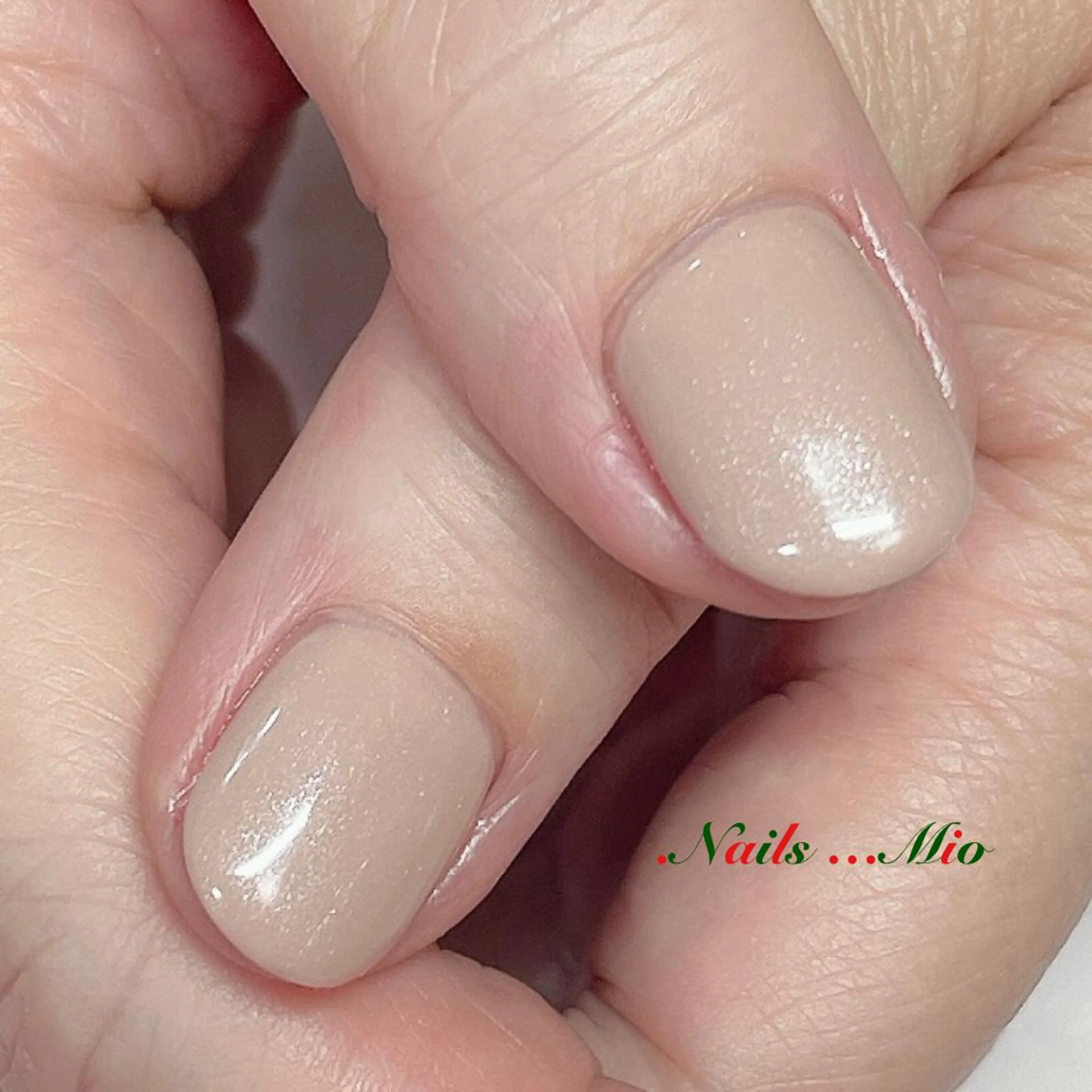 ネイル ジェルネイル オフィスネイル ワンカラーネイル .Nails Mio 赤羽西ネイルサロンのネイルデザイン
