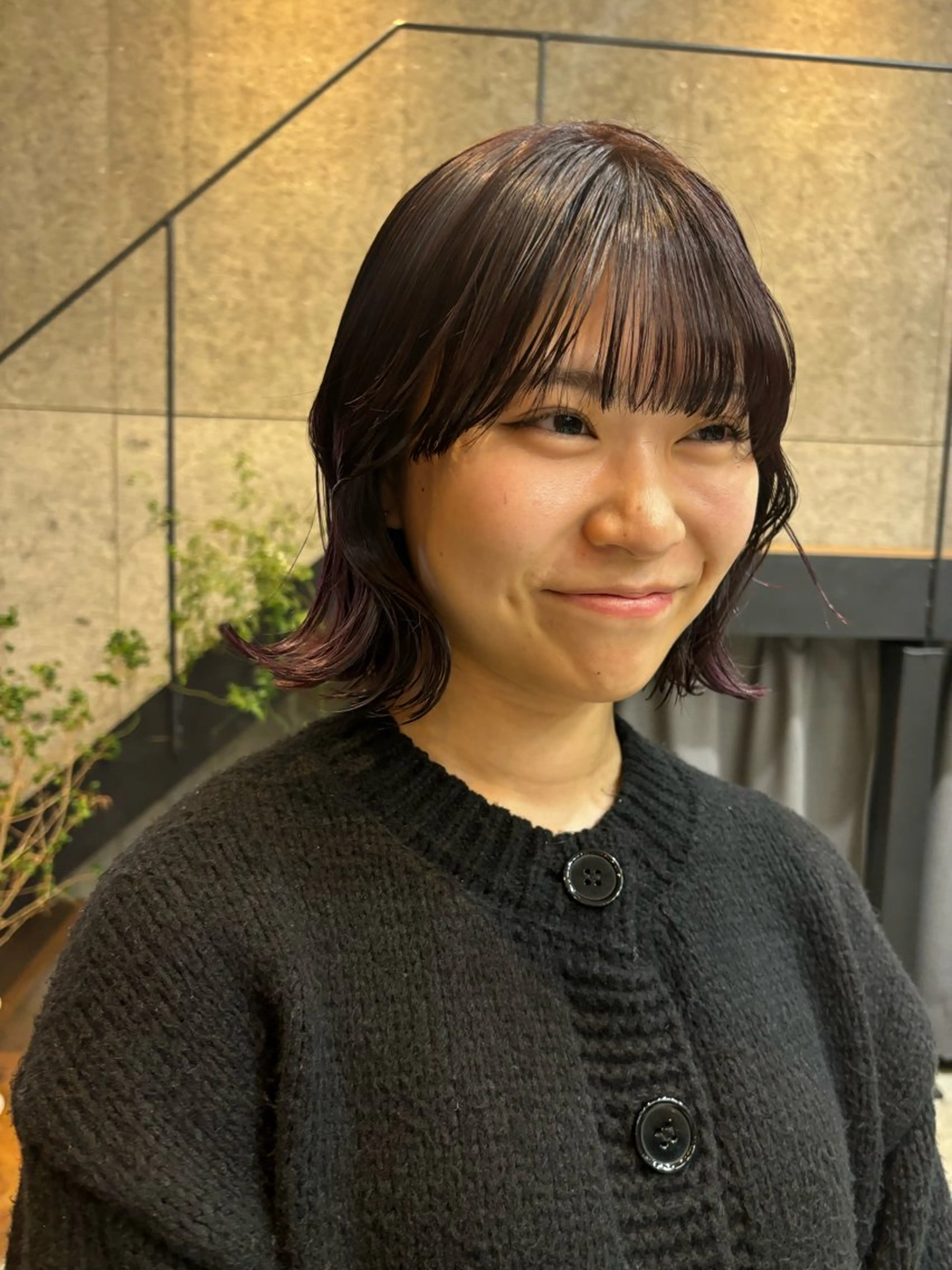 ショート カラー パーマ ヘアアレンジ カット ヘアカラー トリートメント ヘッドスパ ヘアセット 押切 響　のヘアスタイル