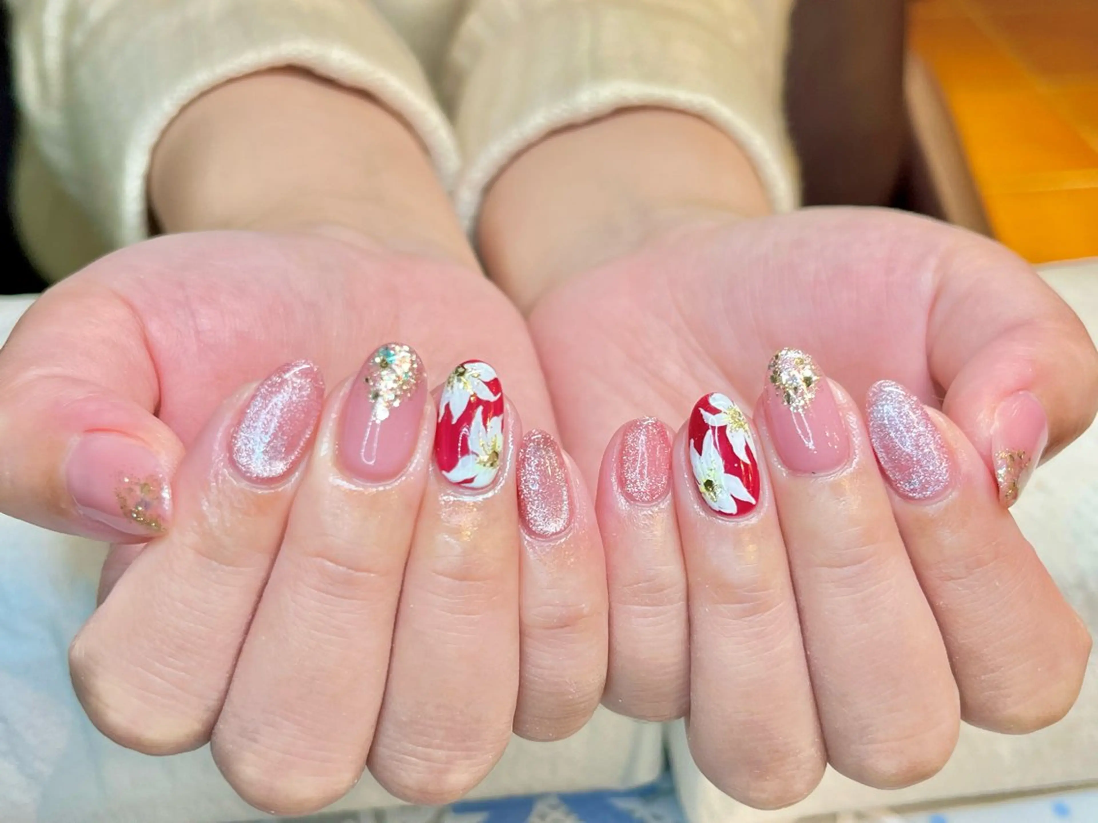 ネイル アートネイル オフィスネイル ワンカラーネイル ショートネイル ネイルサロン　リリーブランシュ所属・森 瑞紀のネイルデザイン