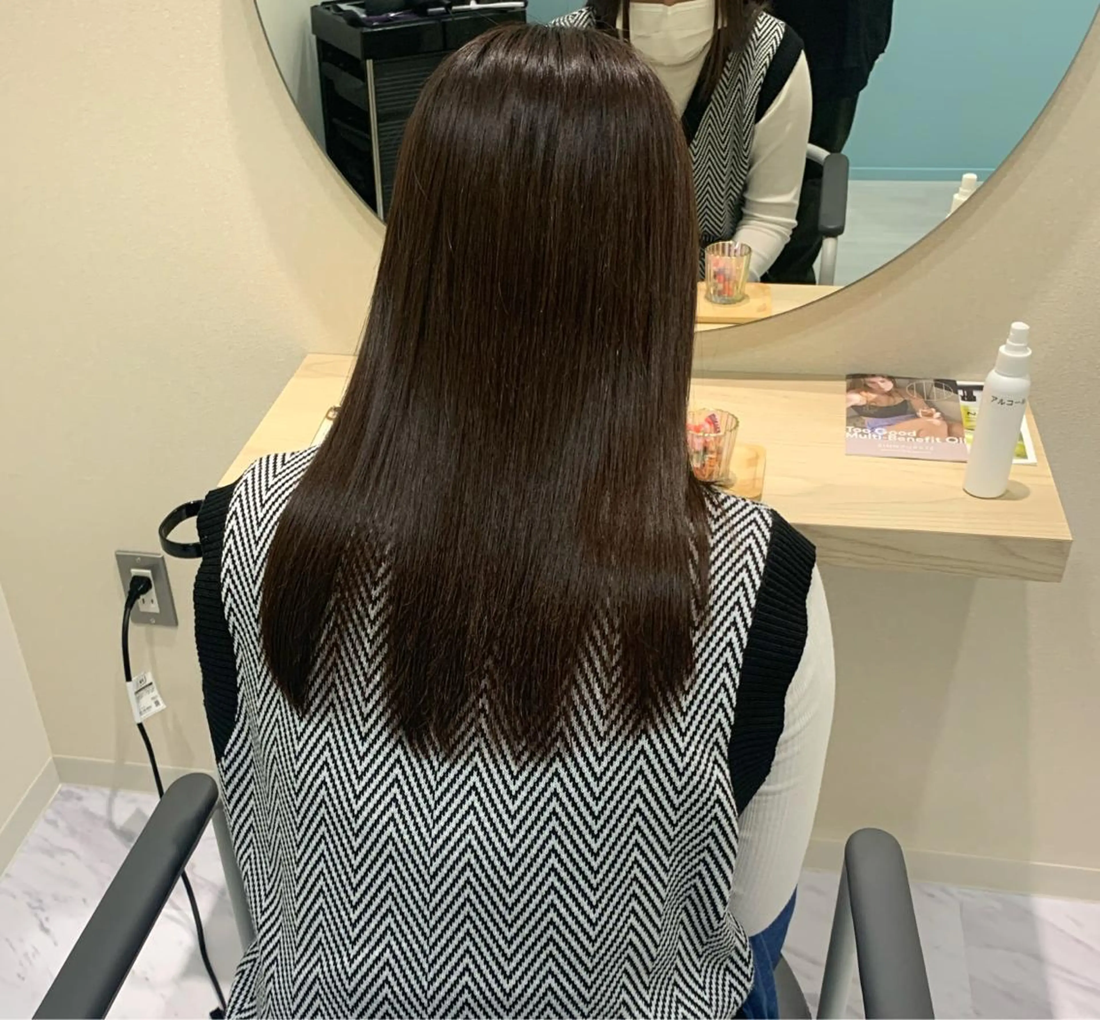 ミディアム カット ヘアカラー トリートメント 丹野 圭太のヘアスタイル