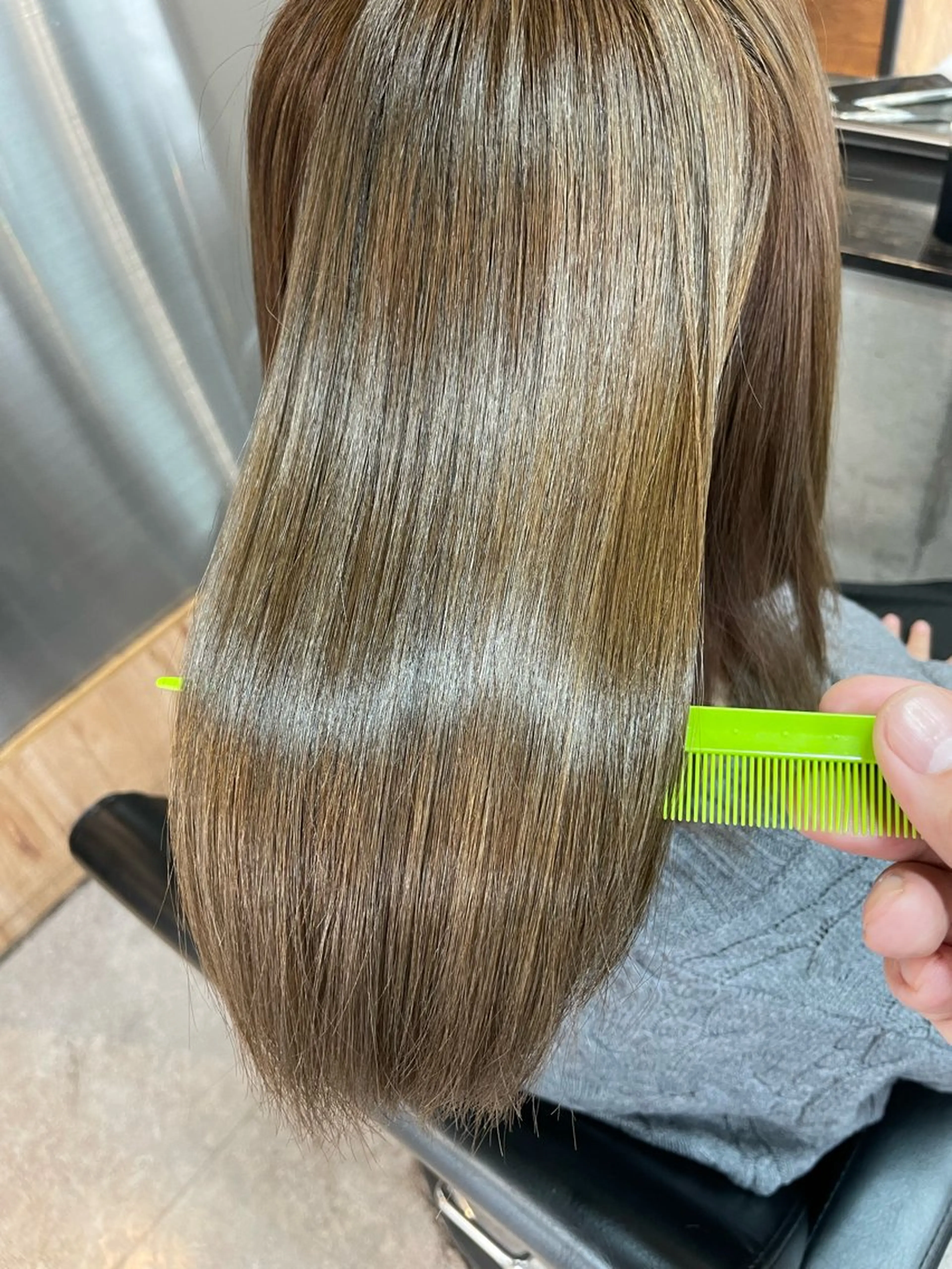 セミロング パーマ 髪質改善 縮毛矯正 トリートメント 縮毛矯正 トリートメント ショートボブ縮毛矯正 髪質改善のプロ山道潤のヘアスタイル