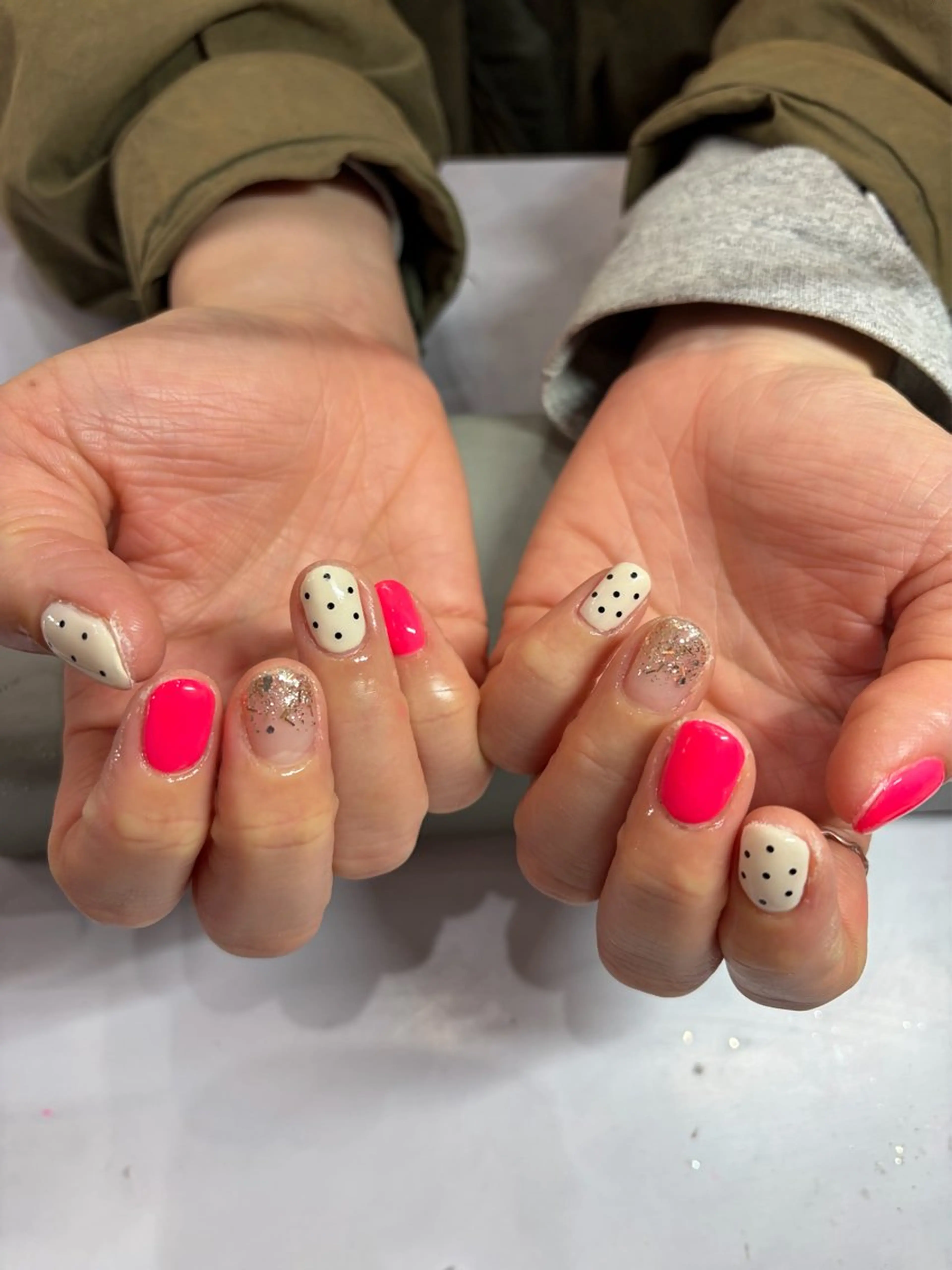 ネイル ネイルサロンエーナインイオンモール苗穂店所属・K Mariのネイルデザイン