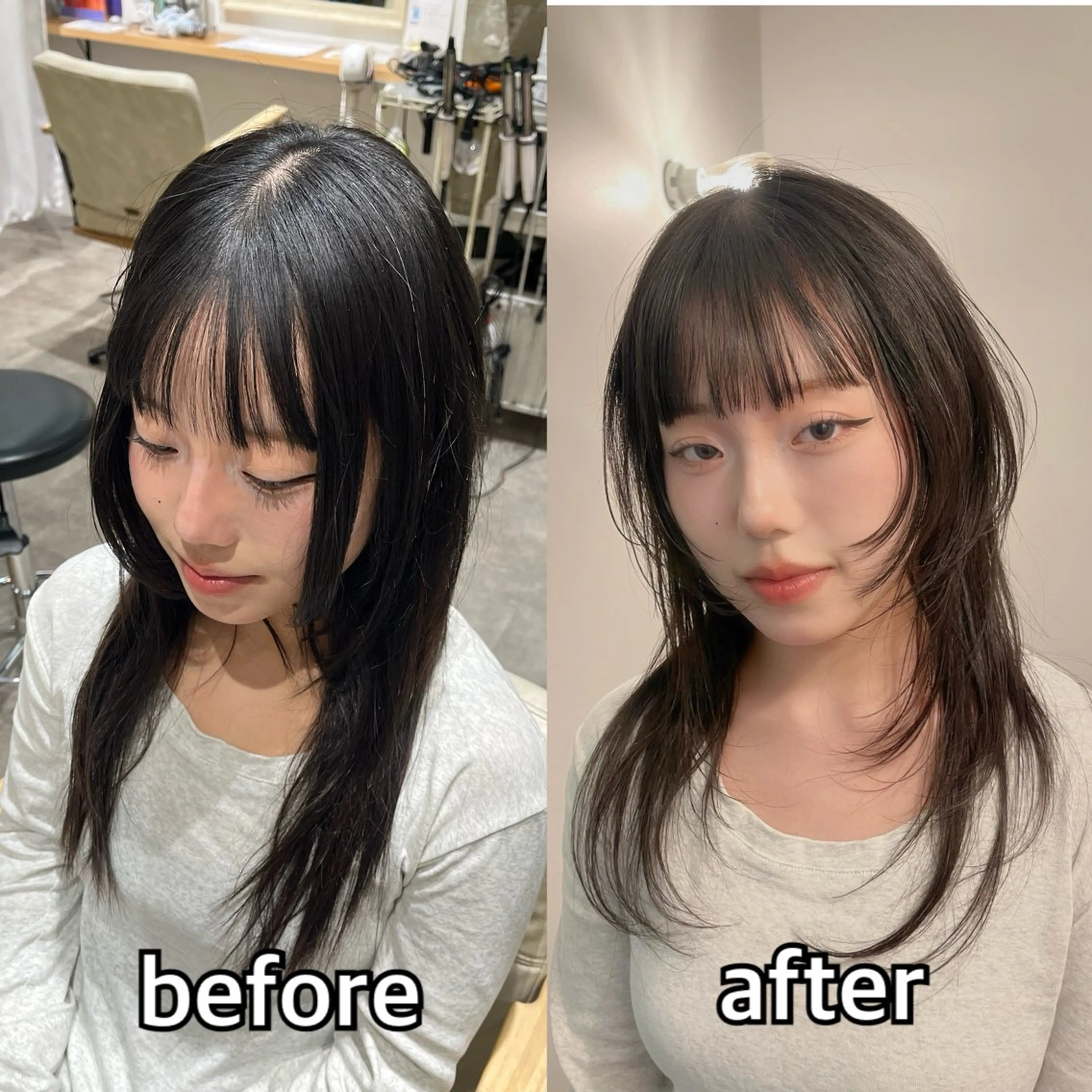 ロング カット ハイトーン🦄ネイル 💞のぶちのネイルデザイン