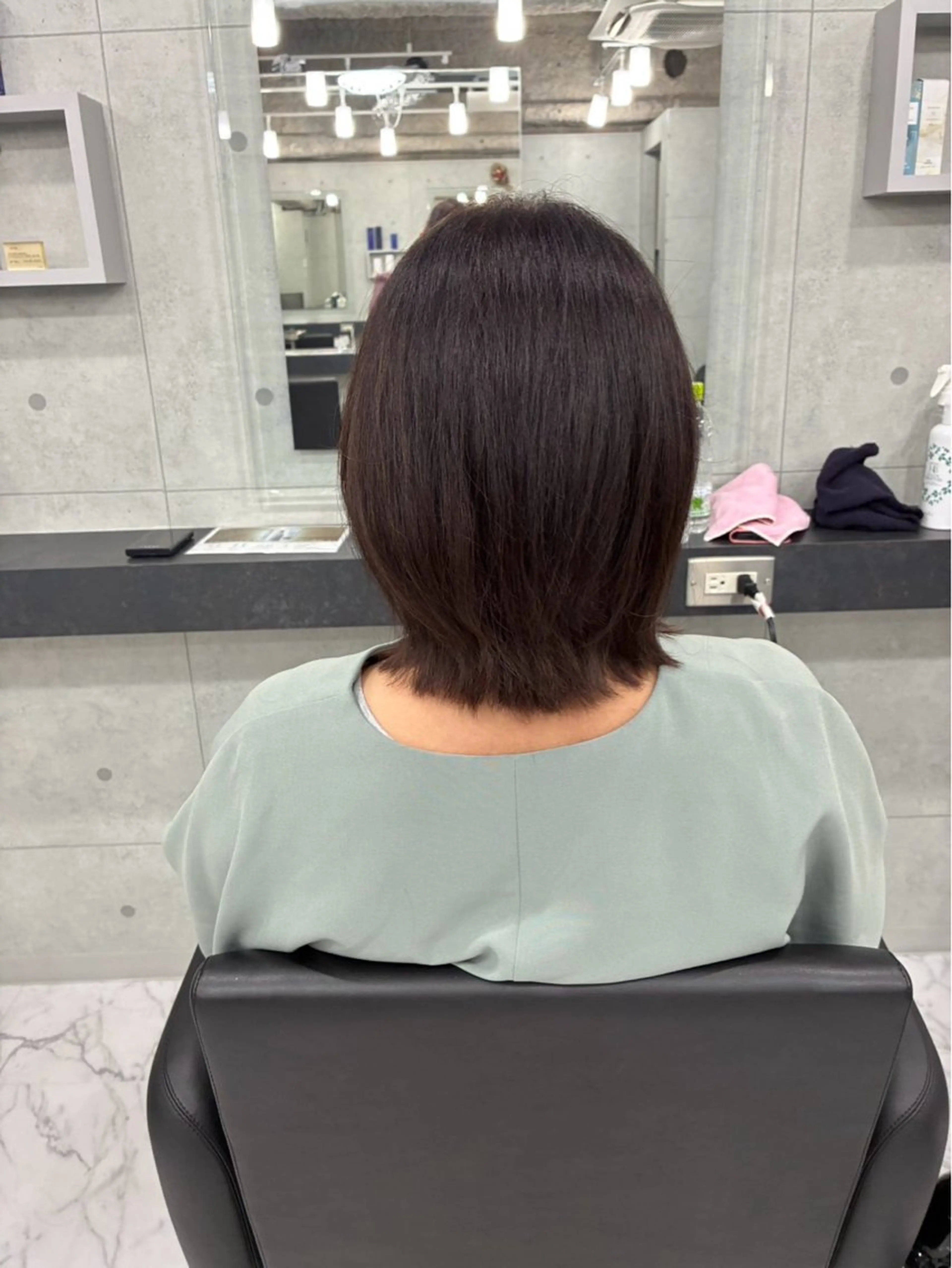 ミディアム カラー カット ヘアカラー トリートメント Endearing所属・Endearing 北澤那未🌟銀座のヘアスタイル