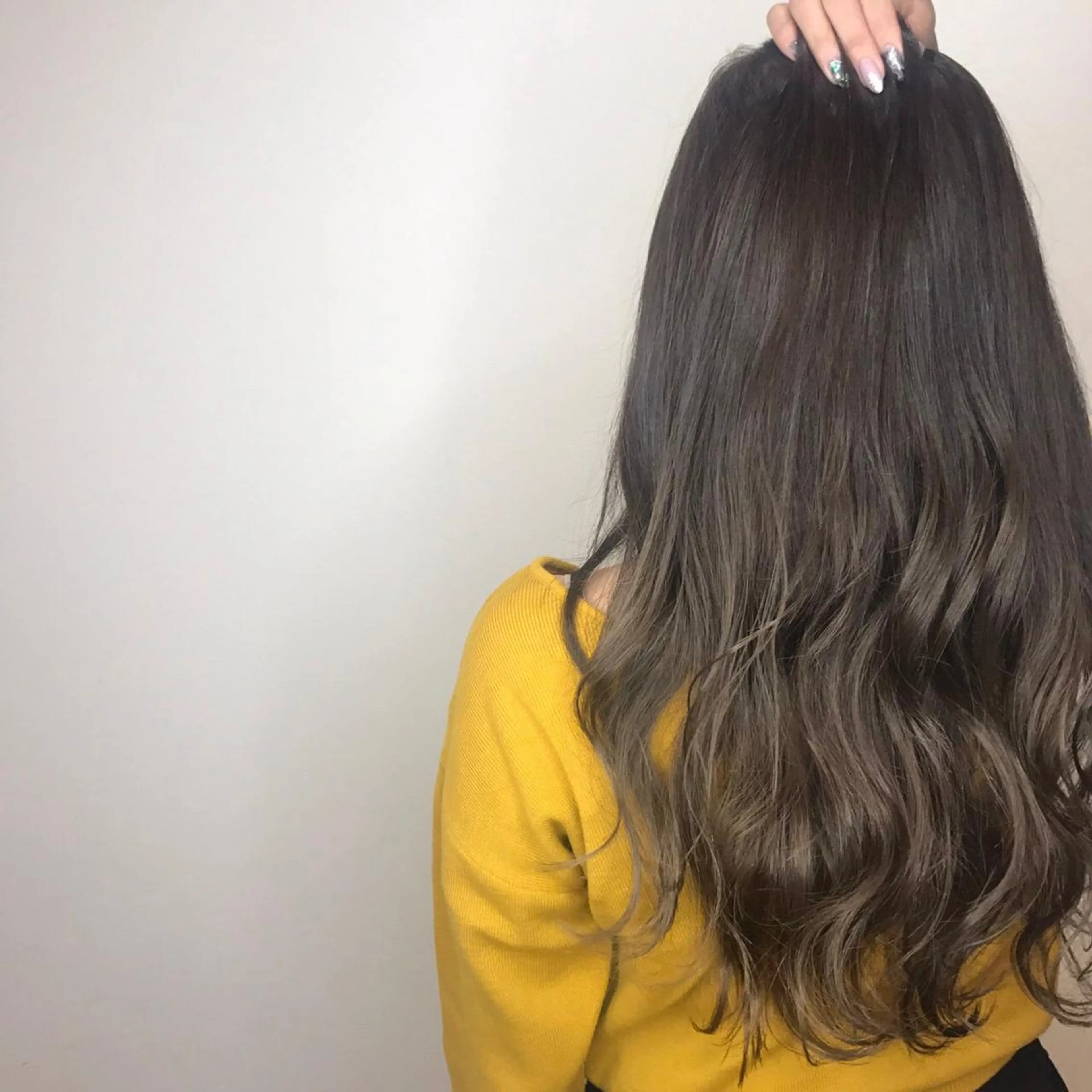 ロング カラー ヘアアレンジ メンズ キッズ ネイル マツエク・マツパ アッシュ Luela堅田所属・田中 裕士のヘアスタイル