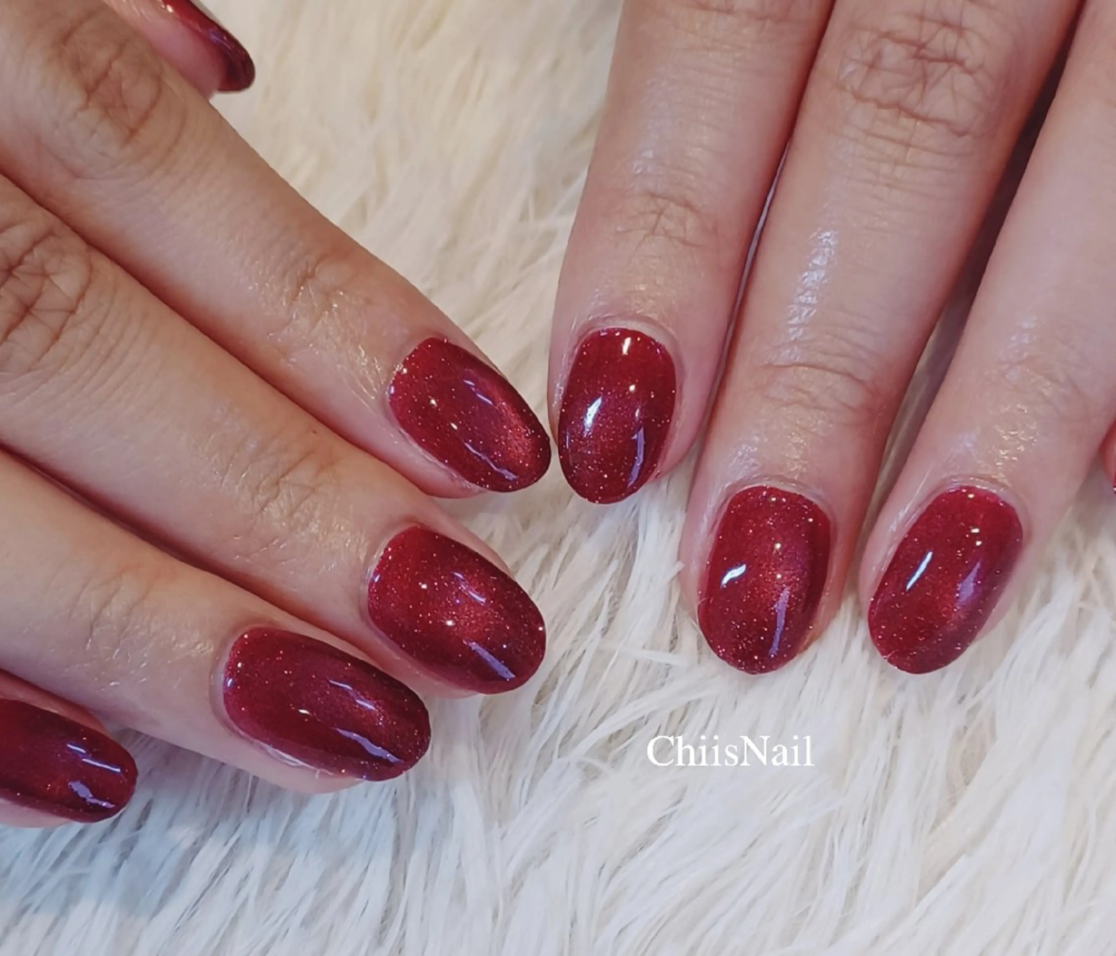 ネイル フラッシュネイル フラッシュマグ ワンカラーネイル ハンドネイル ChiisNail ﾁｨｽﾞﾈｲﾙのネイルデザイン