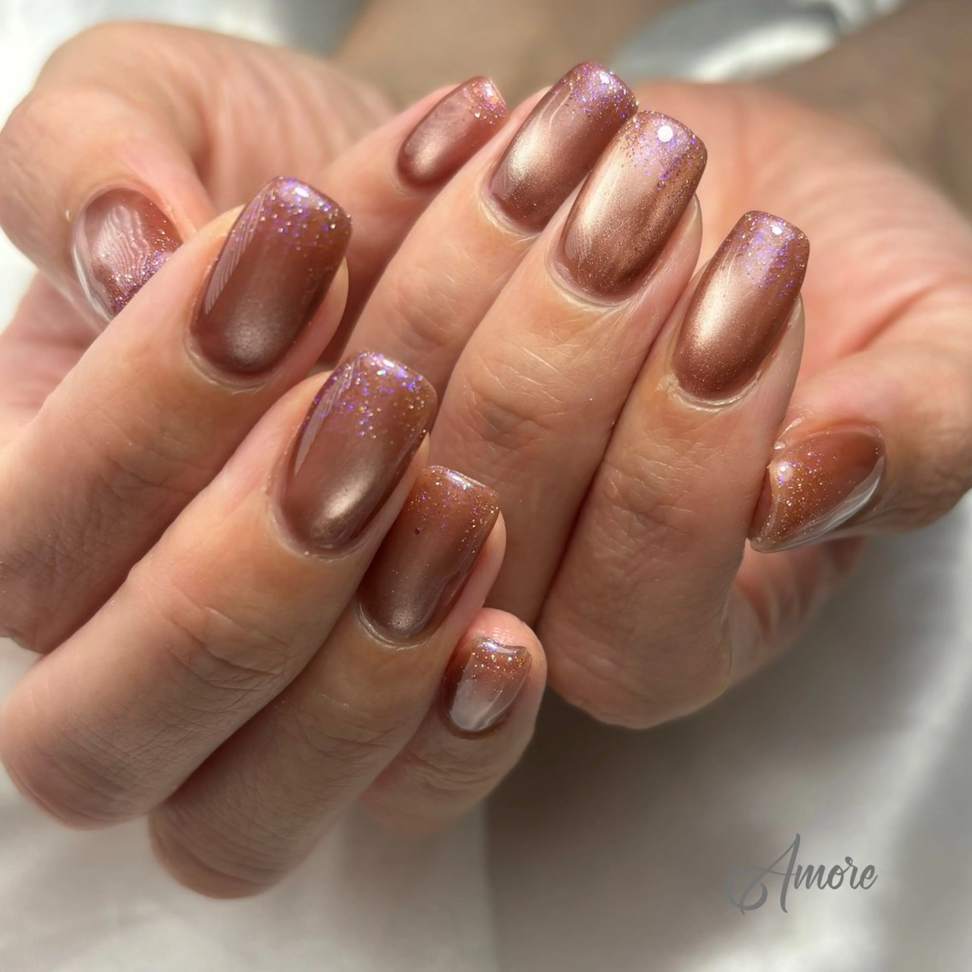 ネイル ジェルネイル キラキラネイル 韓国ネイル マグネットネイル パラジェル You kyehwaのネイルデザイン