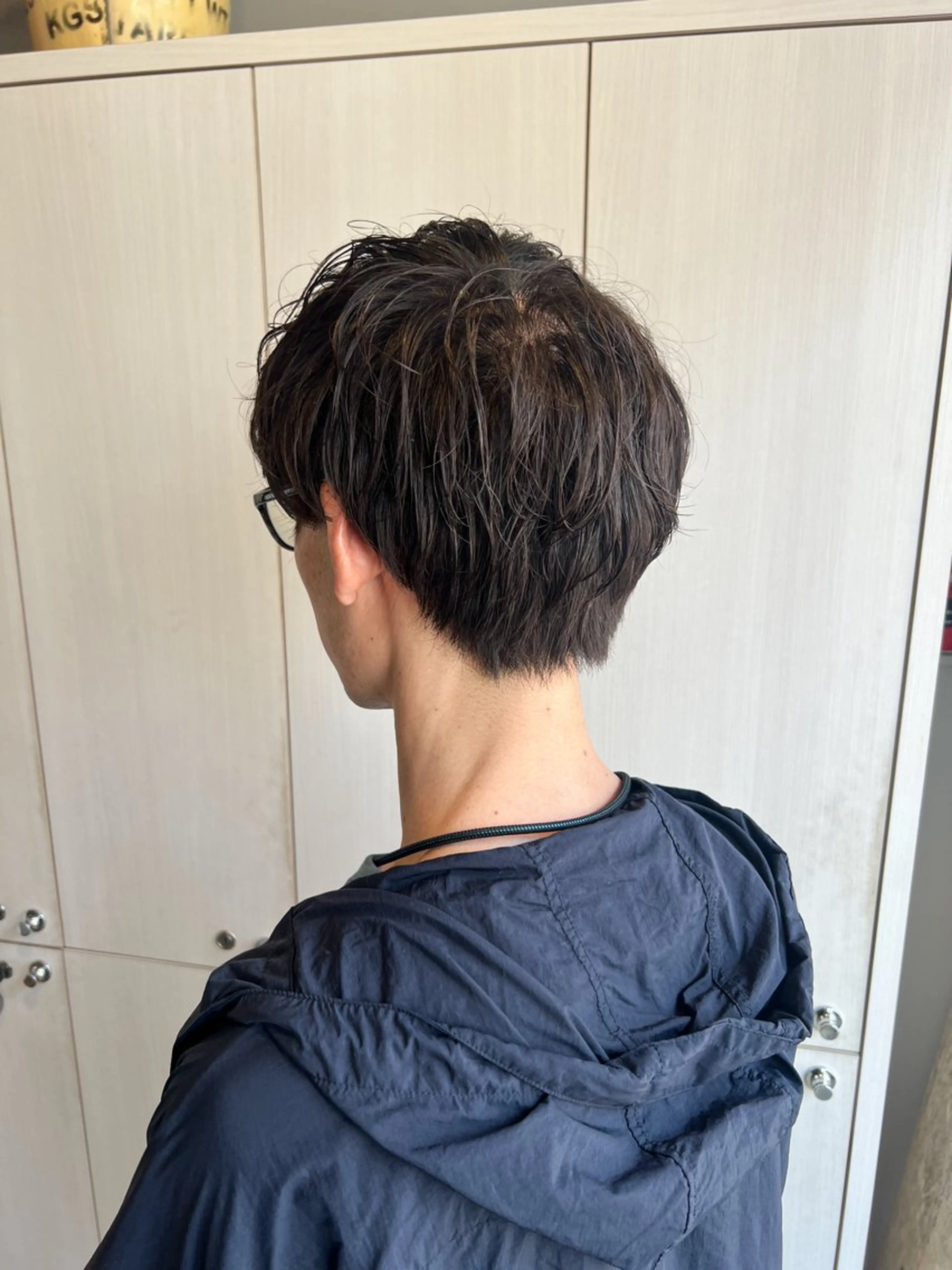 パーマ メンズ マッシュ メンズパーマ 刈り上げ カット パーマ きむら なみか🪐のヘアスタイル