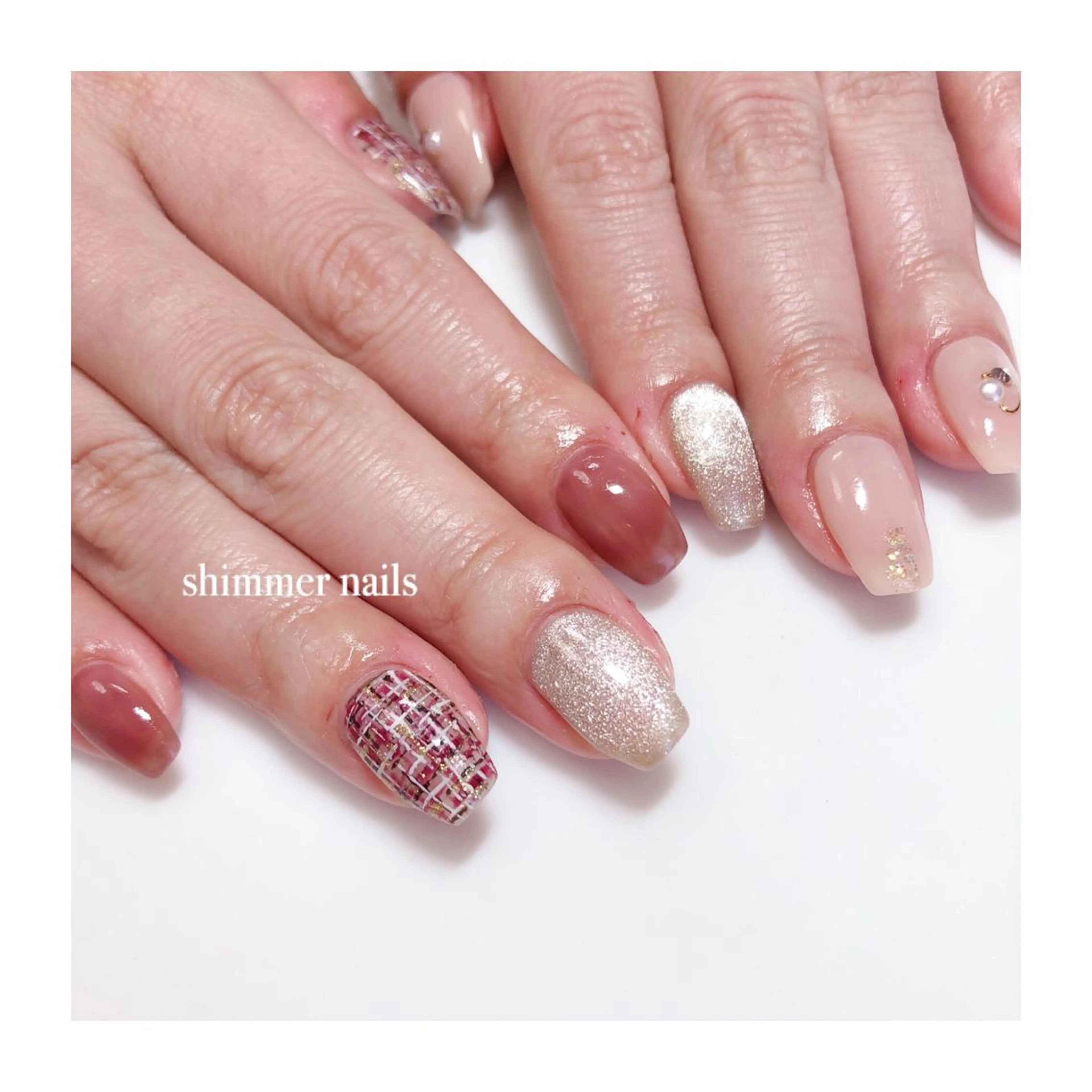 ネイル shimmer nailsのネイルデザイン