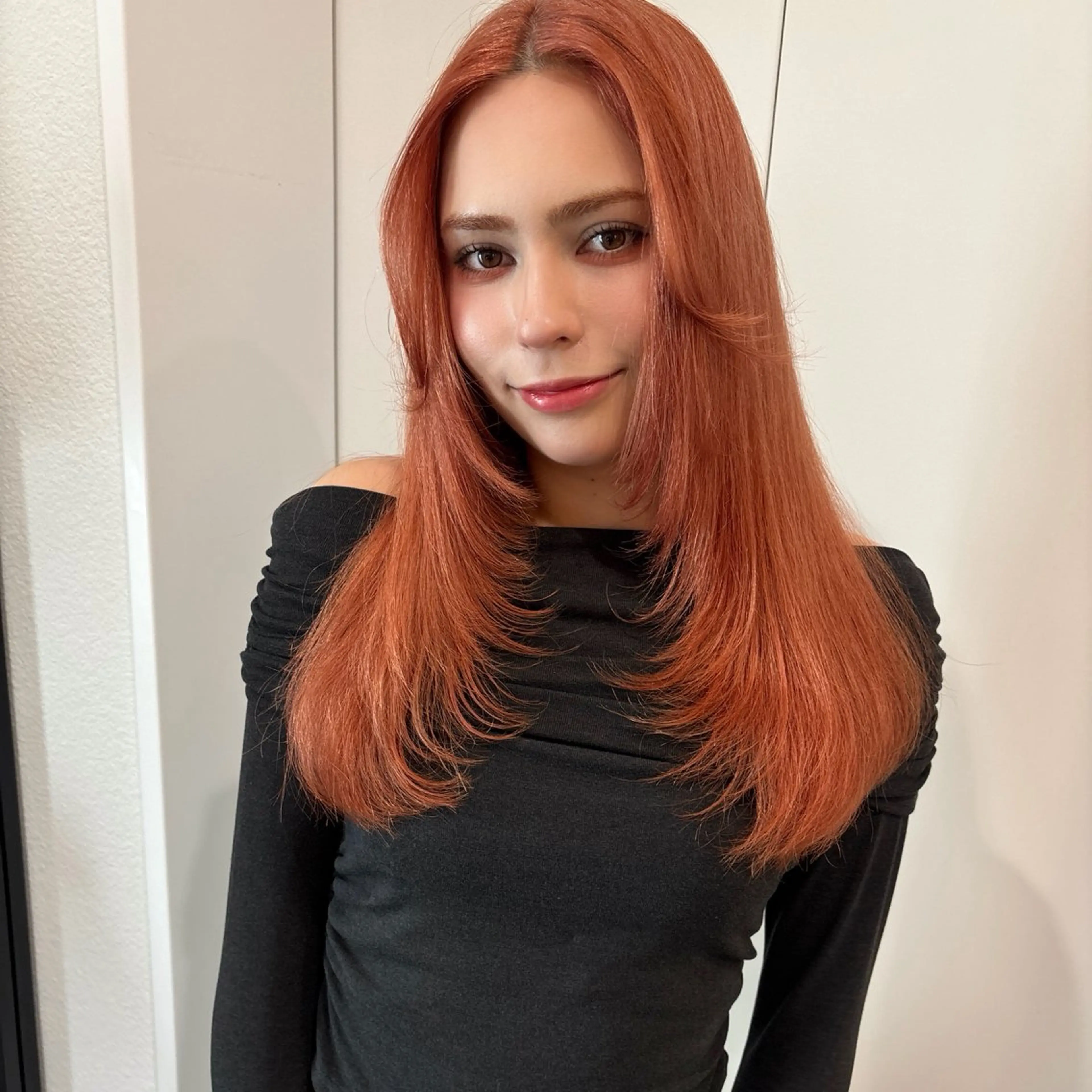 セミロング カラー カット ヘアカラー トリートメント ハイトーン/ウルフ/ レイヤー/Asukaのヘアスタイル