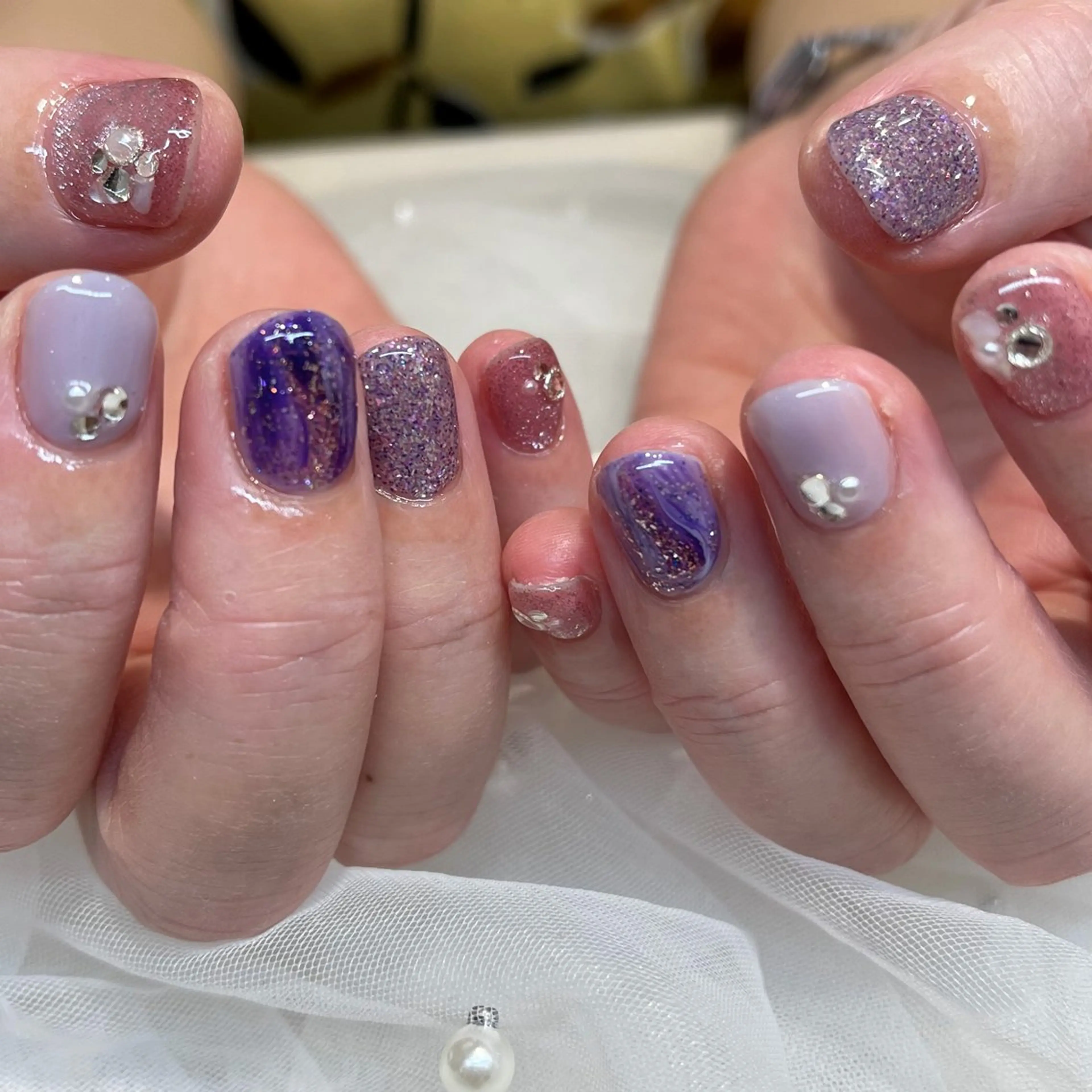 ネイル ハンドネイル 内田 里穂のネイルデザイン