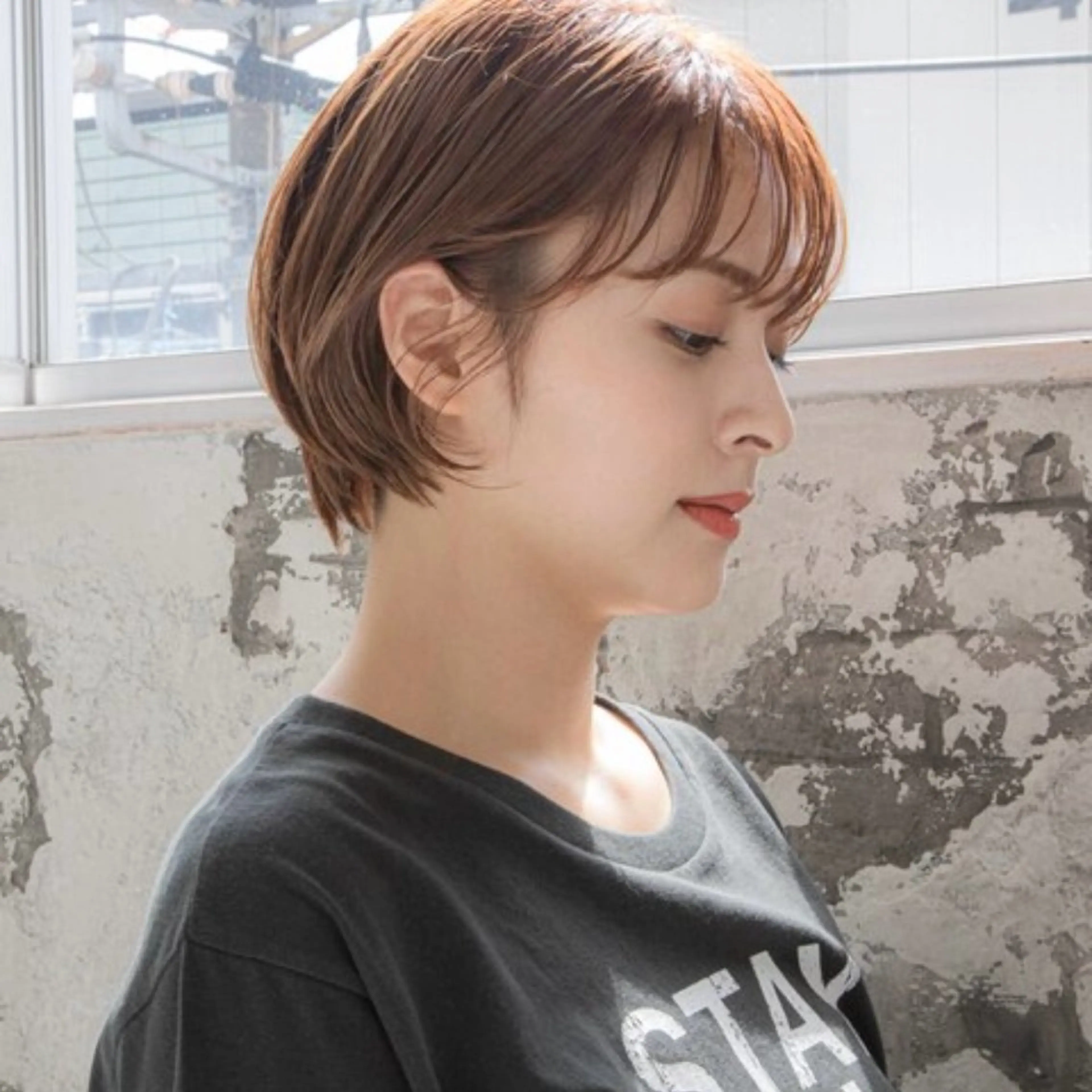 ショート カラー ハイトーン/ボブ/ ハイライト🤍涼介のヘアスタイル