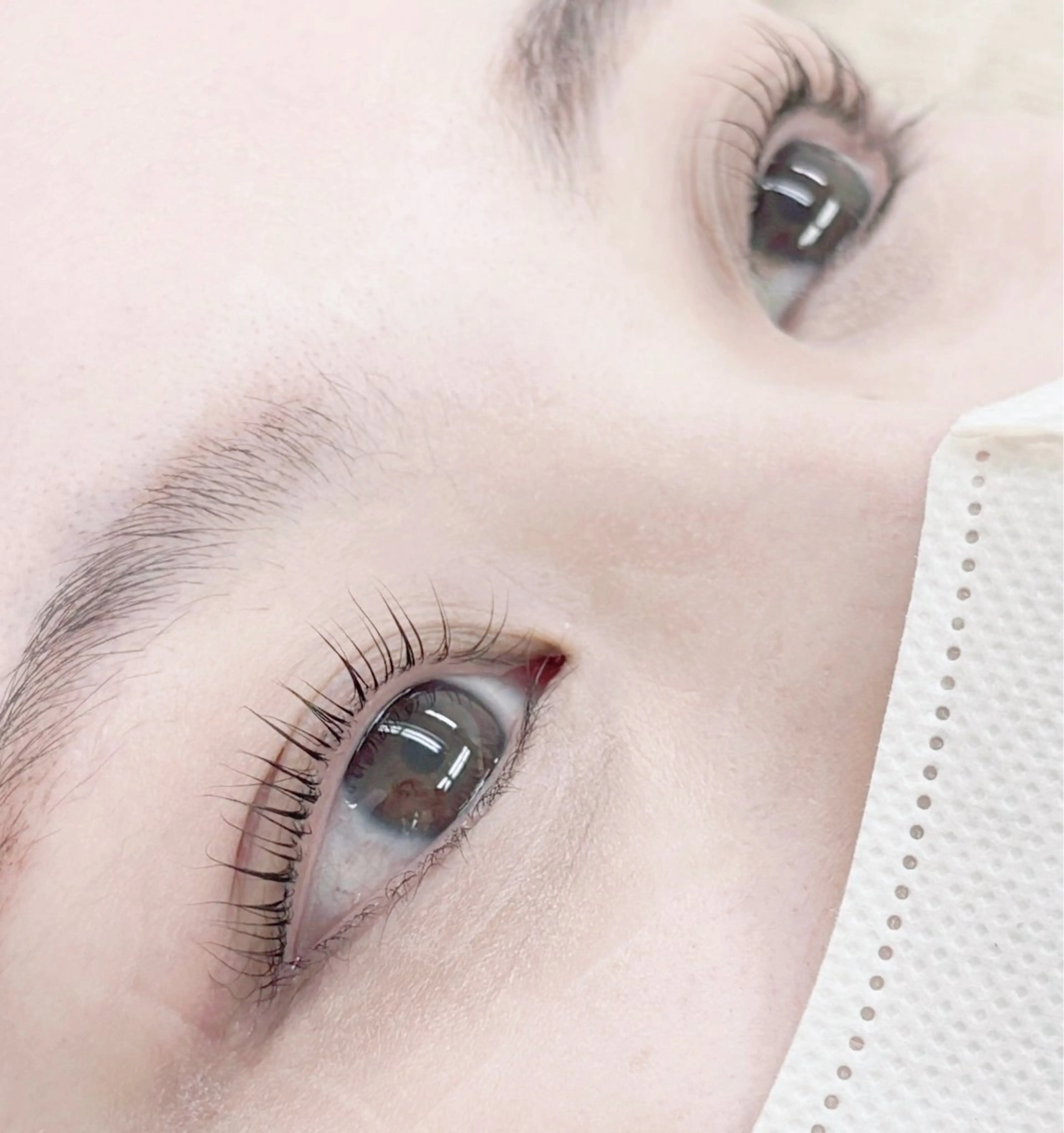 マツエク・マツパ パリジェンヌラッシュリフト manie momokaのマツエク・マツパデザイン