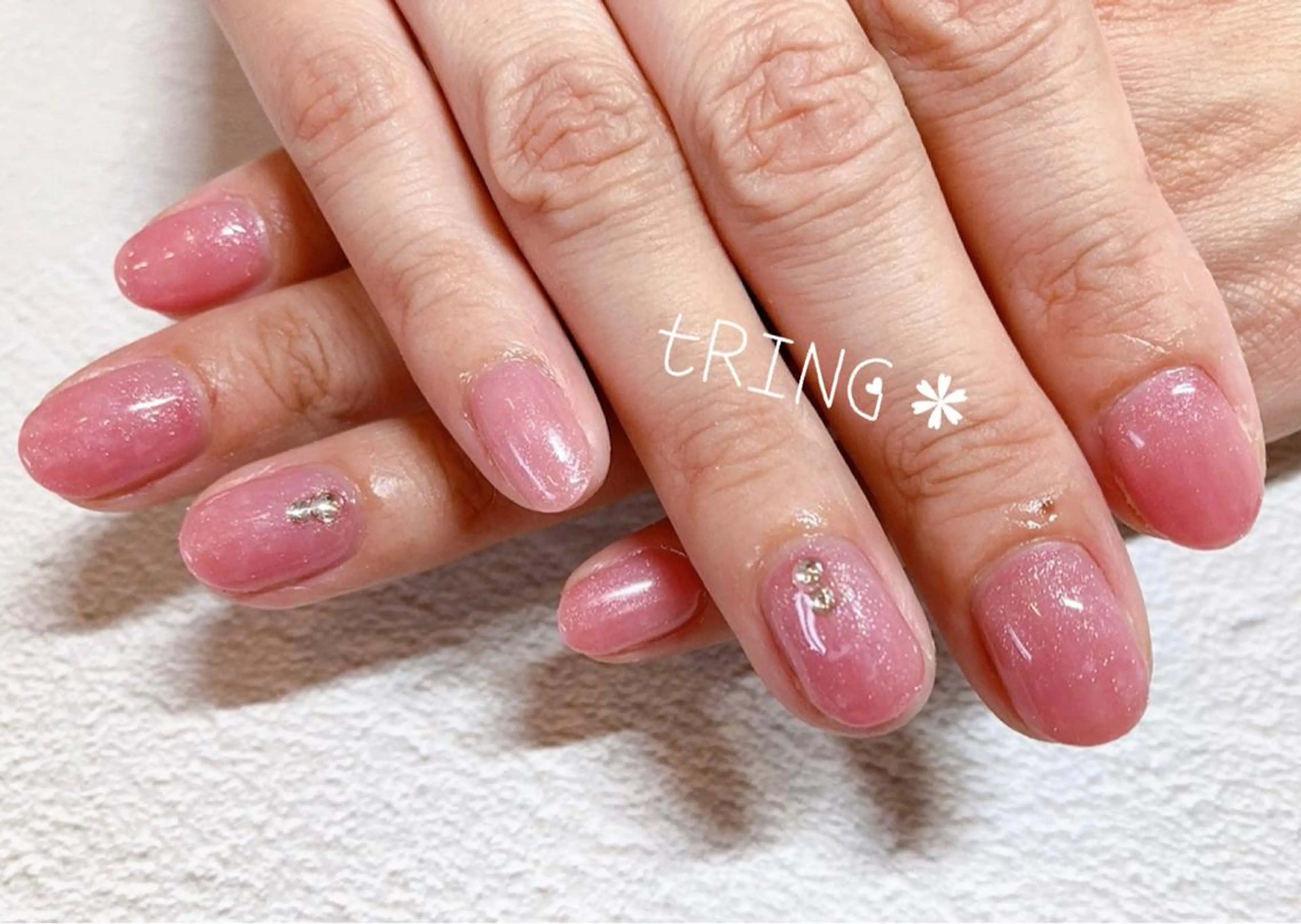 ネイル ハンドネイル tRING＊ しいの木台のネイルデザイン