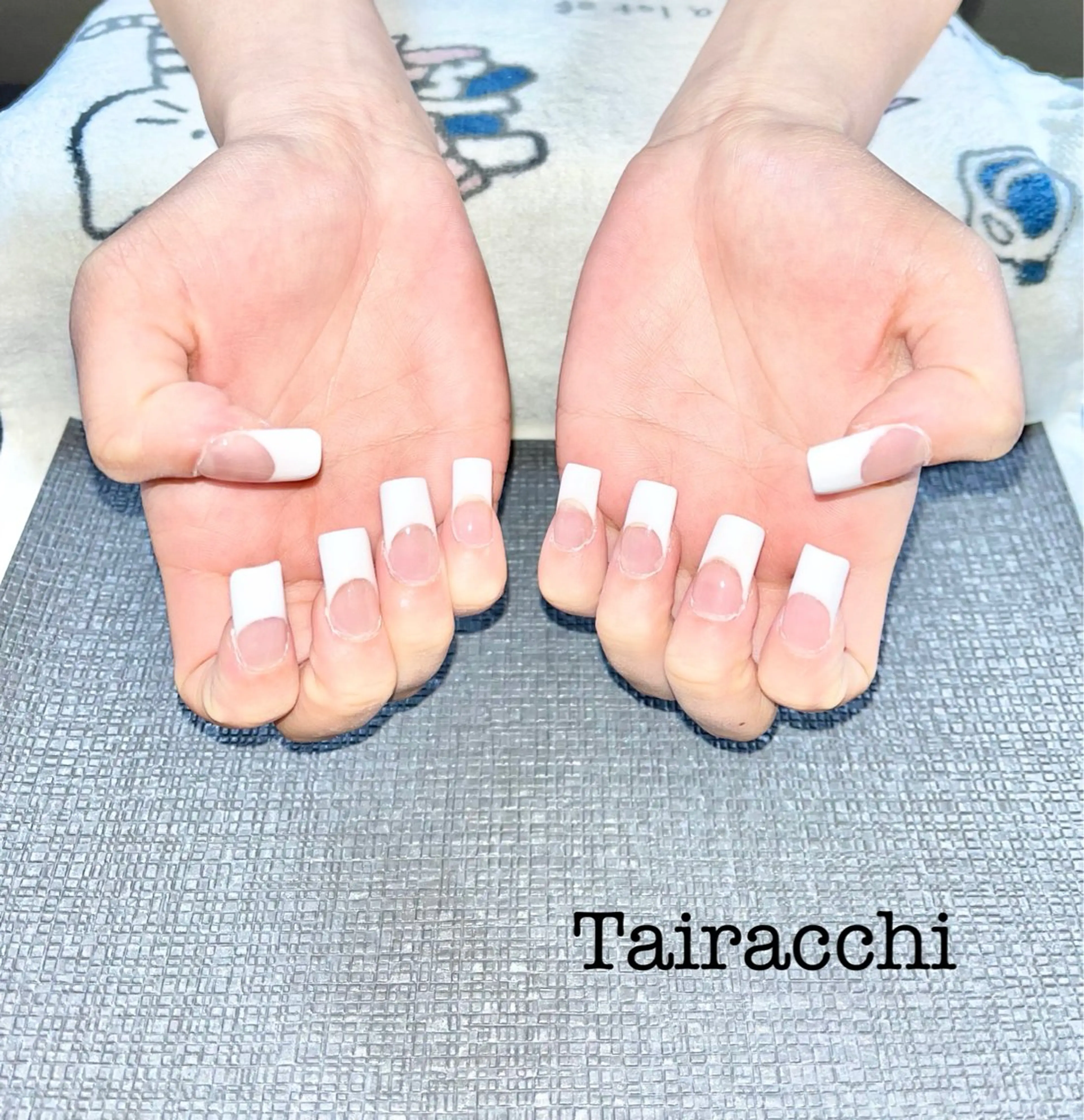 ネイル フレンチネイル スカルプネイル Tairacchi ﾀｲﾗｯﾁのネイルデザイン