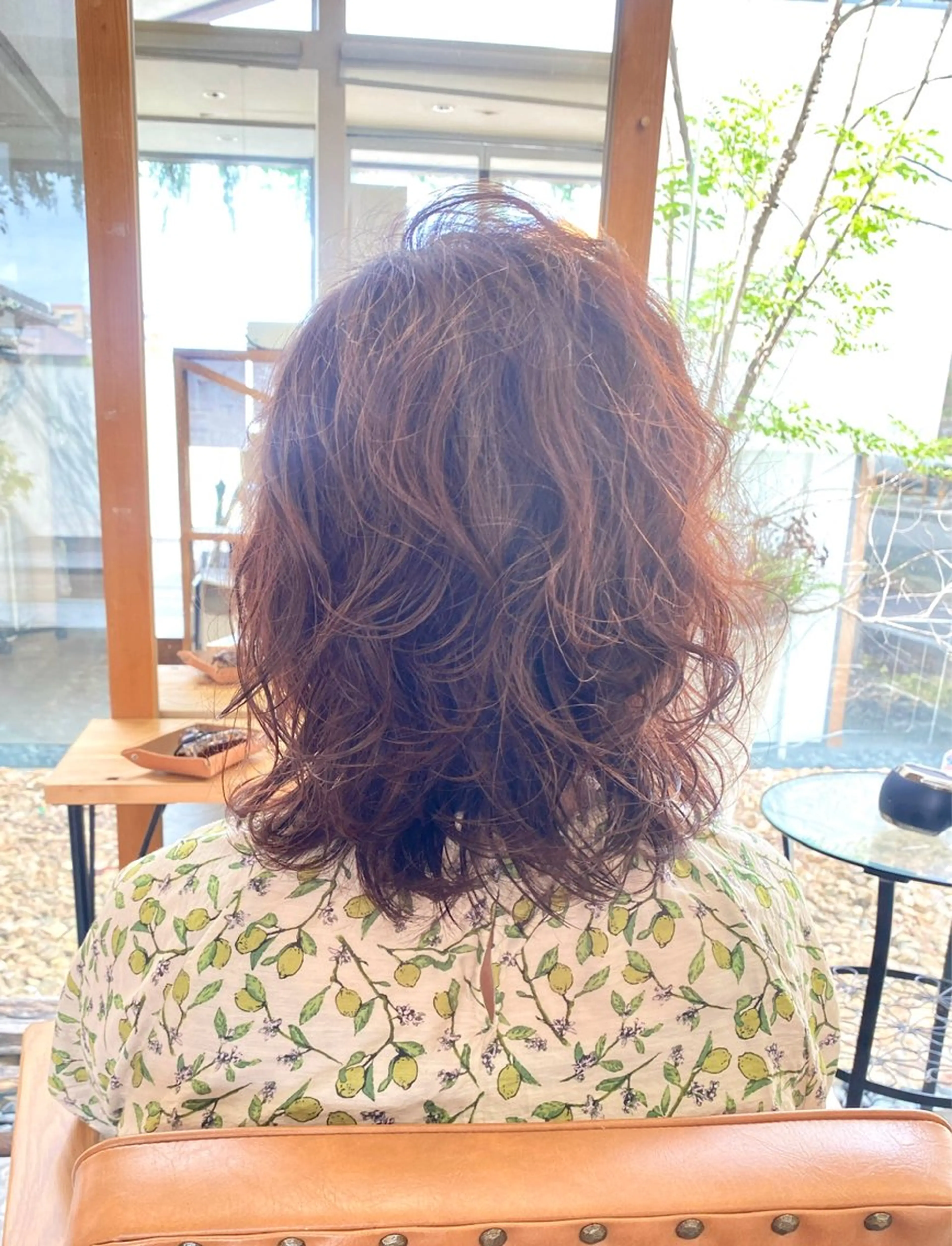 パーマ カット ヘアカラー トリートメント ブリーチなしWカラー /酸性ストレート河本のヘアスタイル