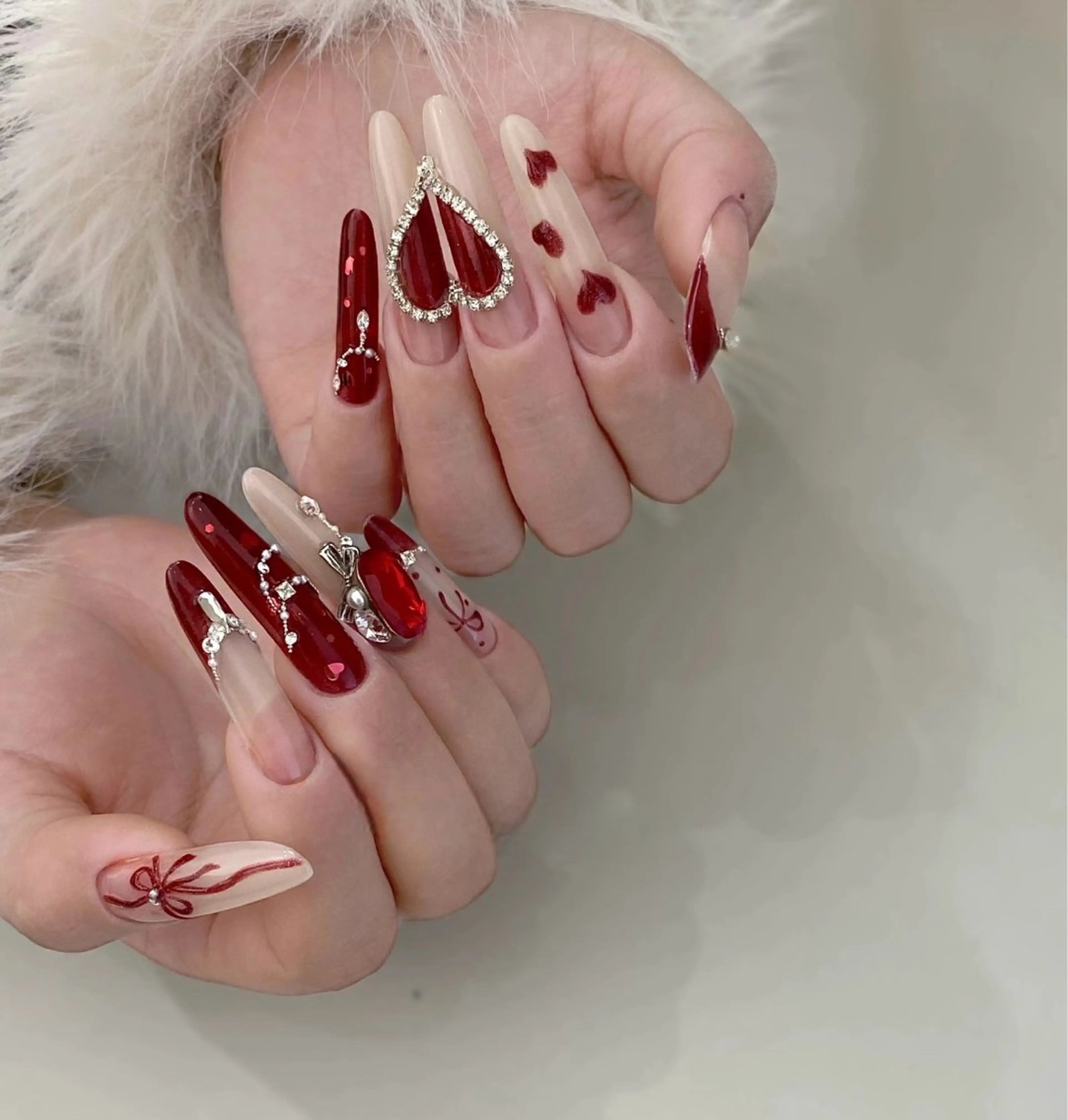 ネイル ハンドネイル 長さだし専門店 M2　rikaのネイルデザイン