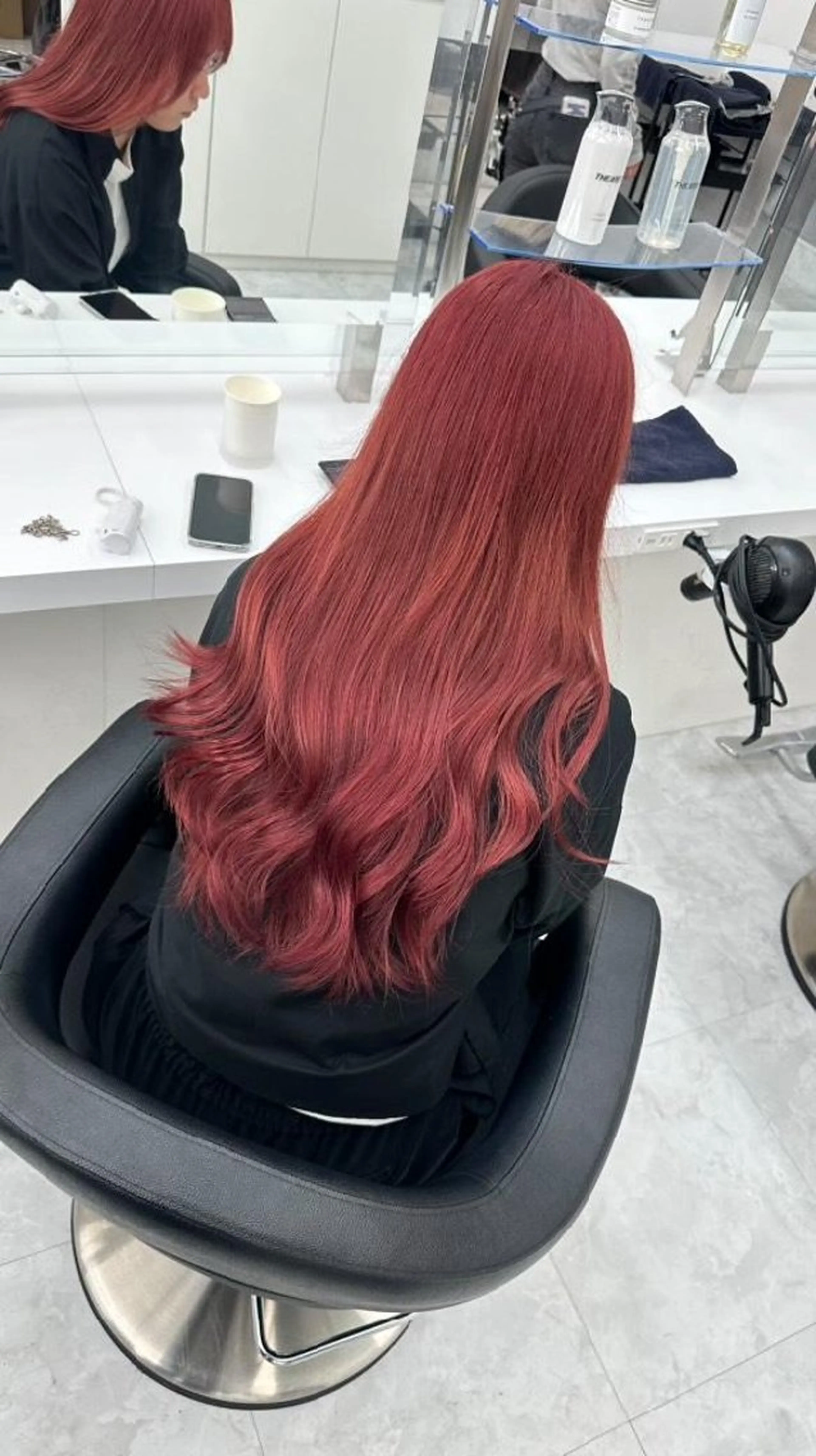 カラー ブリーチ ケアブリーチ ブリーチなしカラー 髪質改善 🍒renka🍒 ボブ/ショート/暖色のヘアスタイル