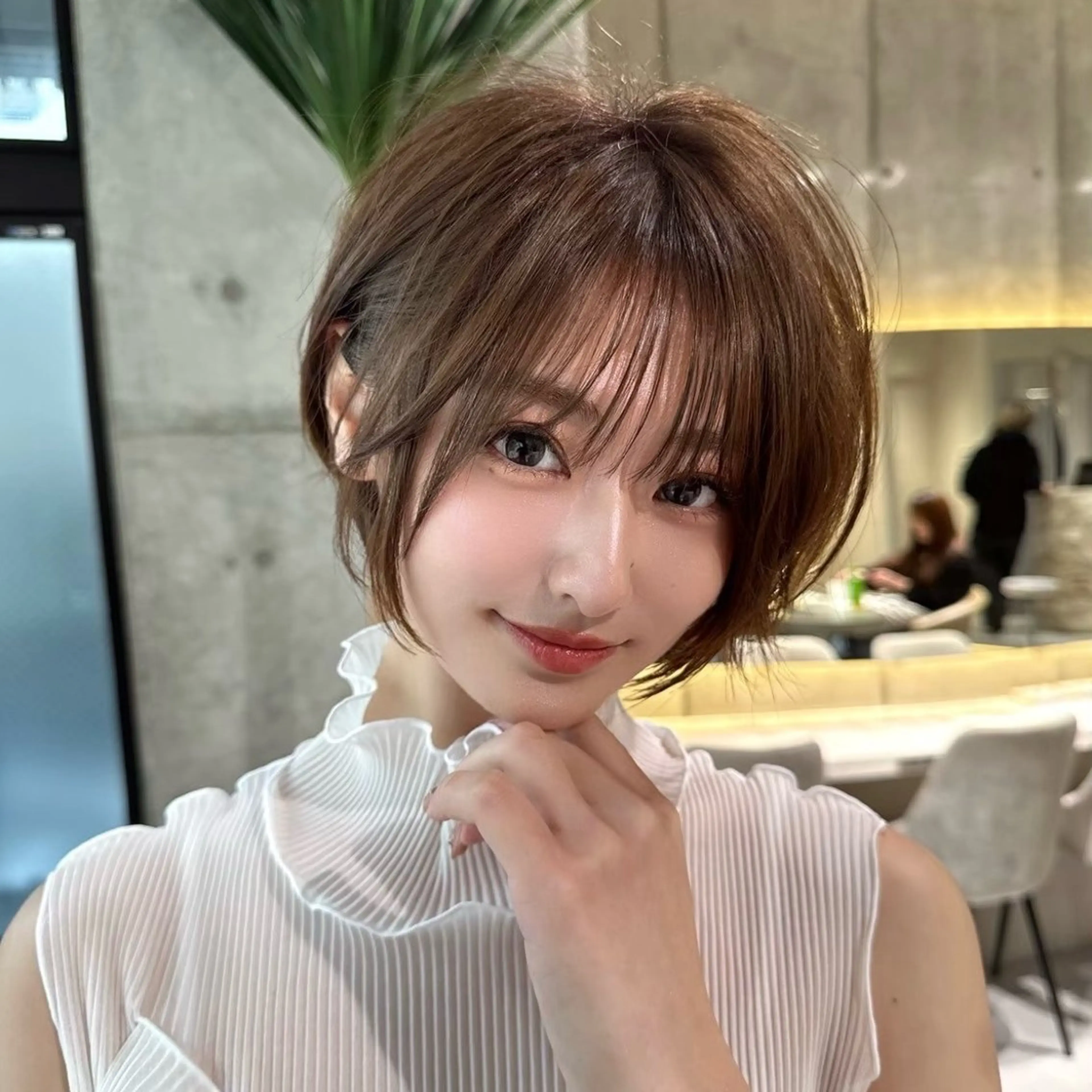 ショート ショートヘア COALL nex the salon所属・Riria✨ 透明感カラーのヘアスタイル