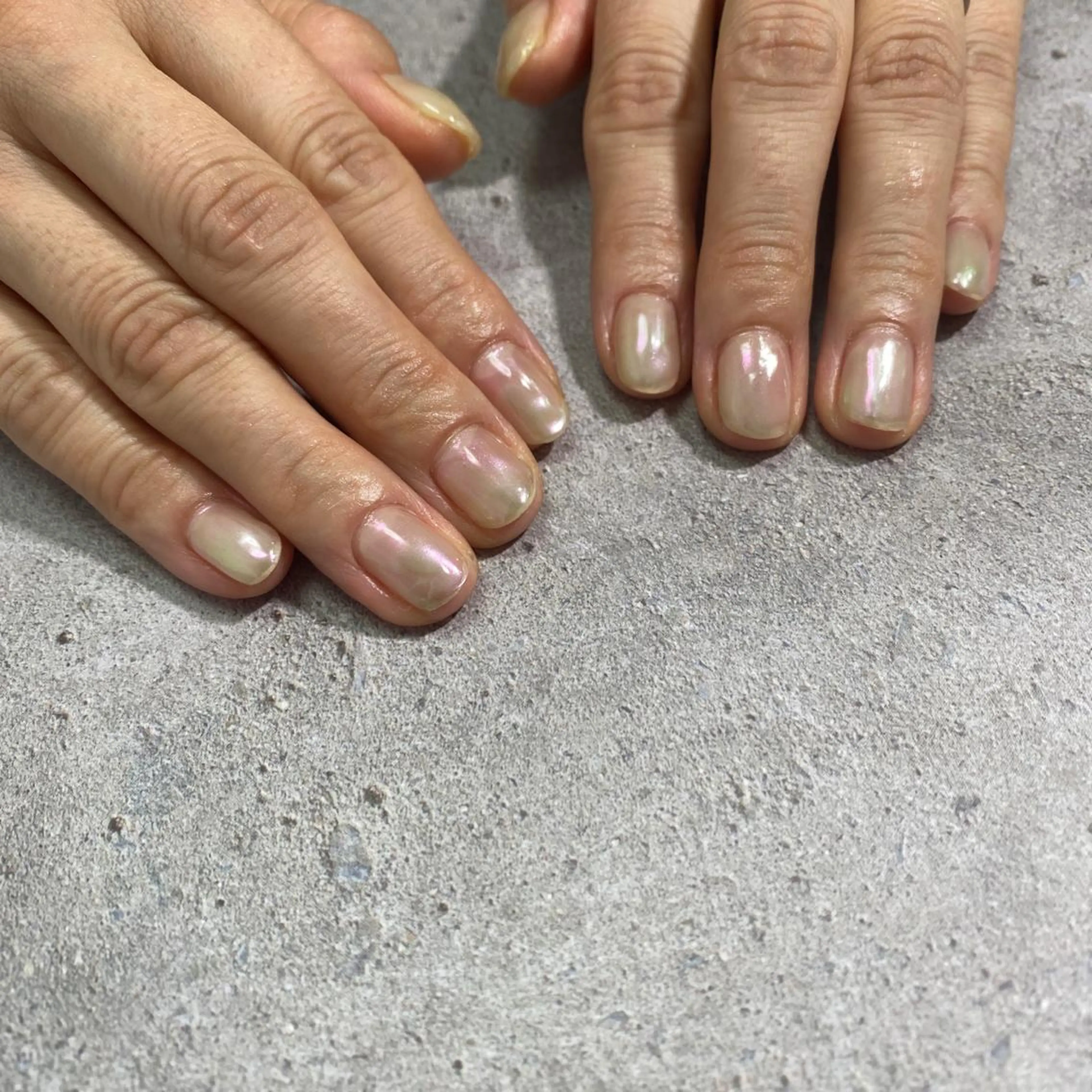 ネイル ジェルネイル グリーン 城東区ネイルサロン carpediemのネイルデザイン