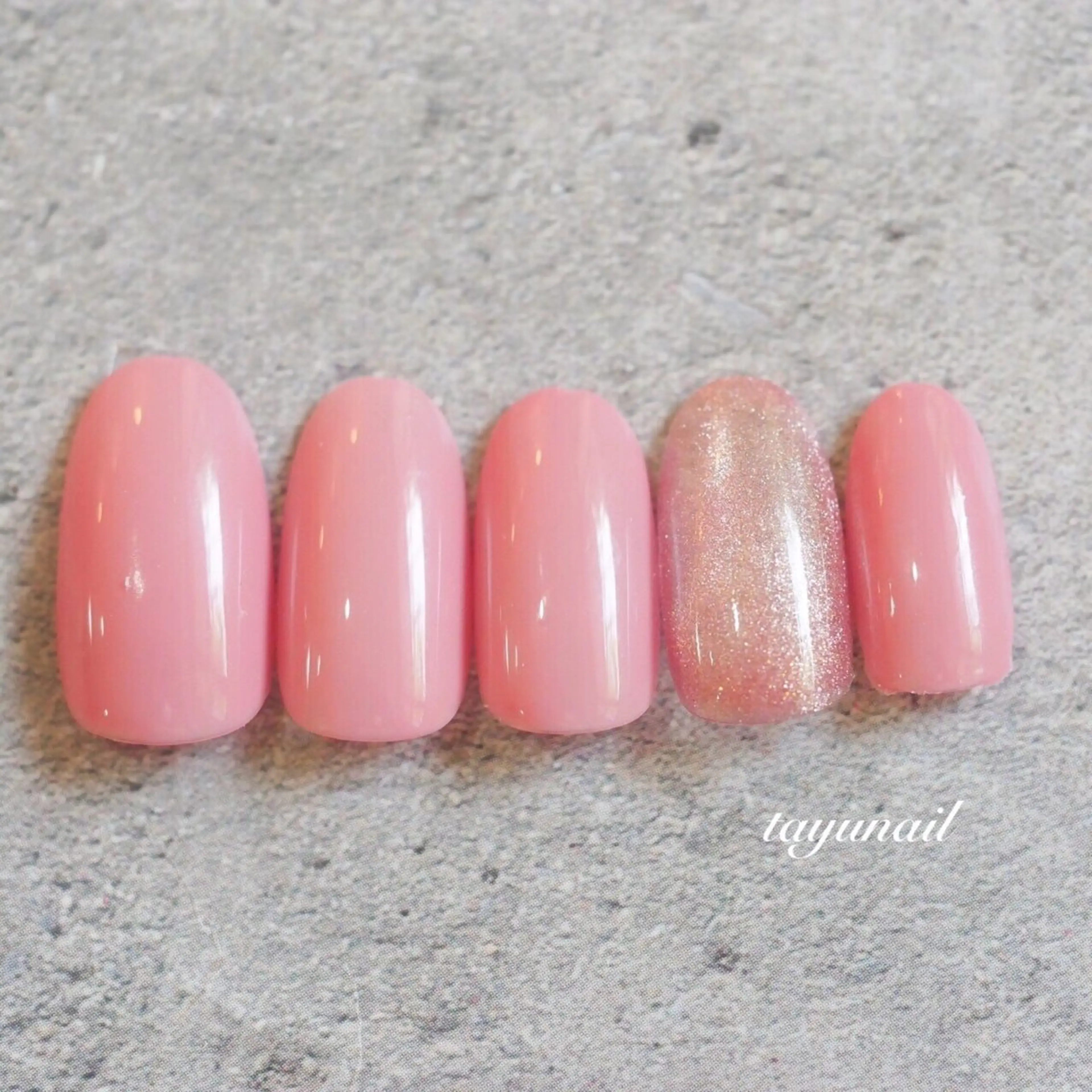 ネイル アートネイル ジェルネイル パラジェル シンプルネイル ハンドネイル ネイルサロン・ネイルスクール　たゆnail所属・ネイルサロン 【たゆnail】のネイルデザイン