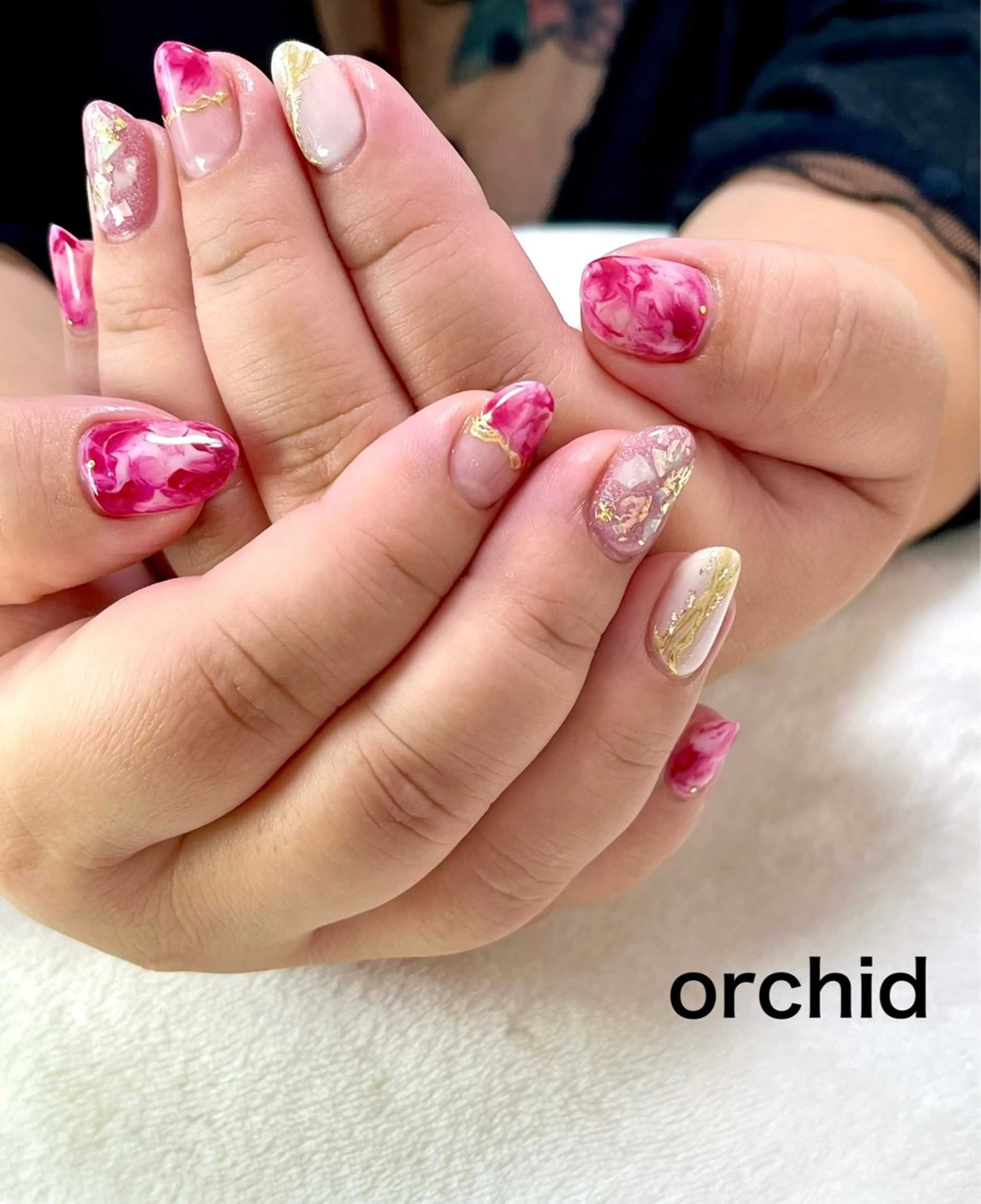ネイル orchid ♡オーキッドのネイルデザイン
