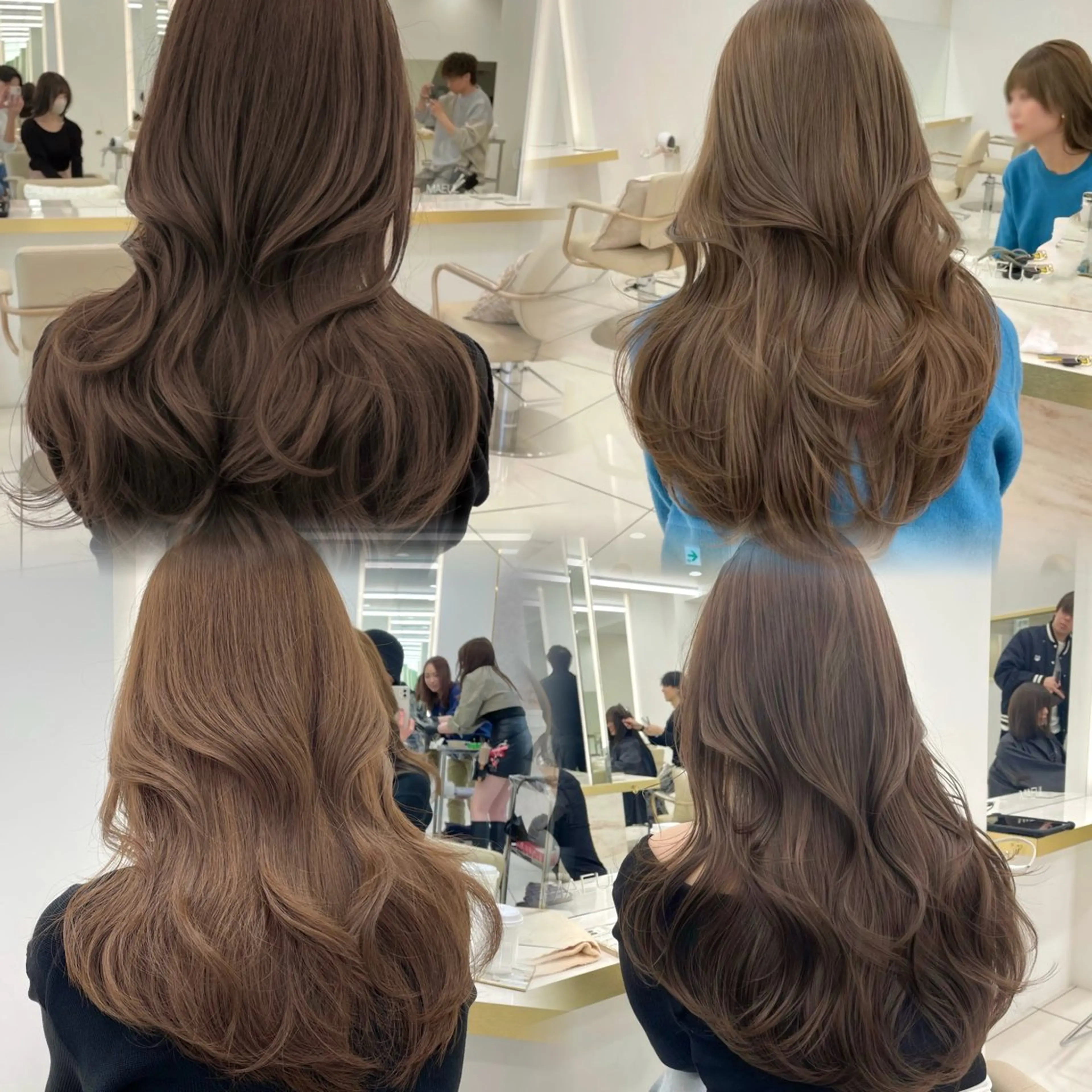 【透明感バツグン】🌟艶感たっぷり透明感カラー+3ステップリペアトリートメント🌟の写真