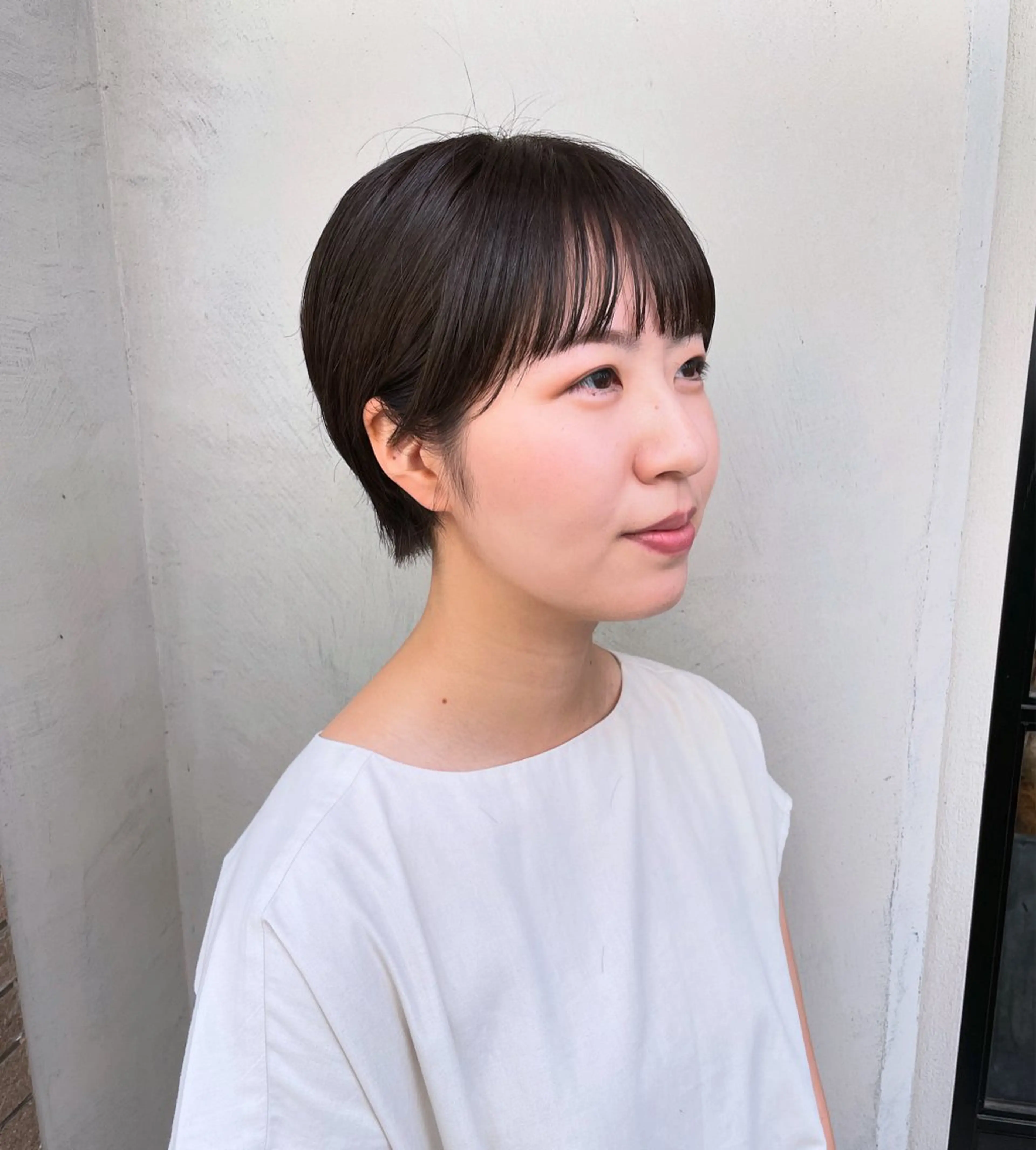 ショート カラー すみとも るなのヘアスタイル