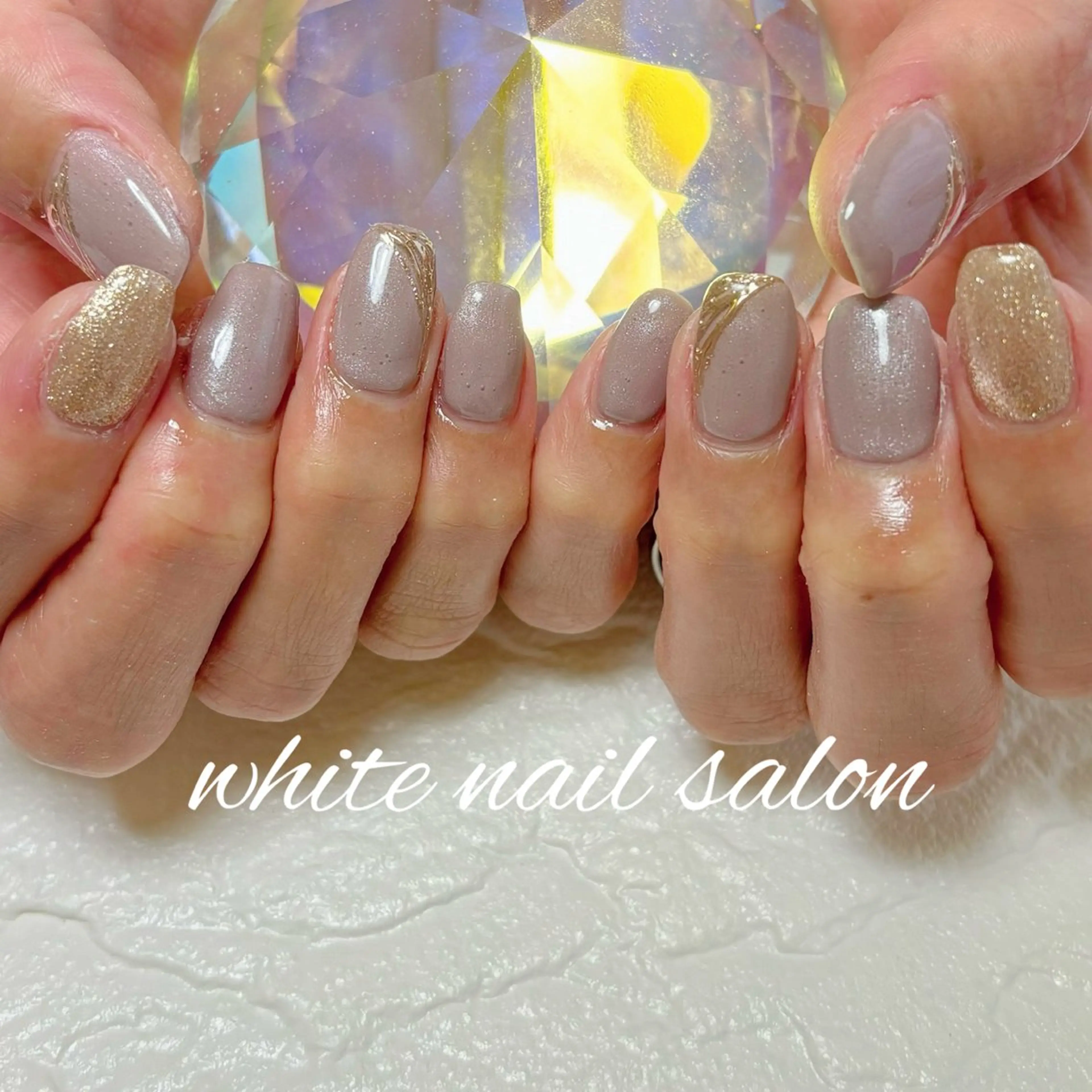 ネイル ホワイト ハンドネイル white nail salonのネイルデザイン