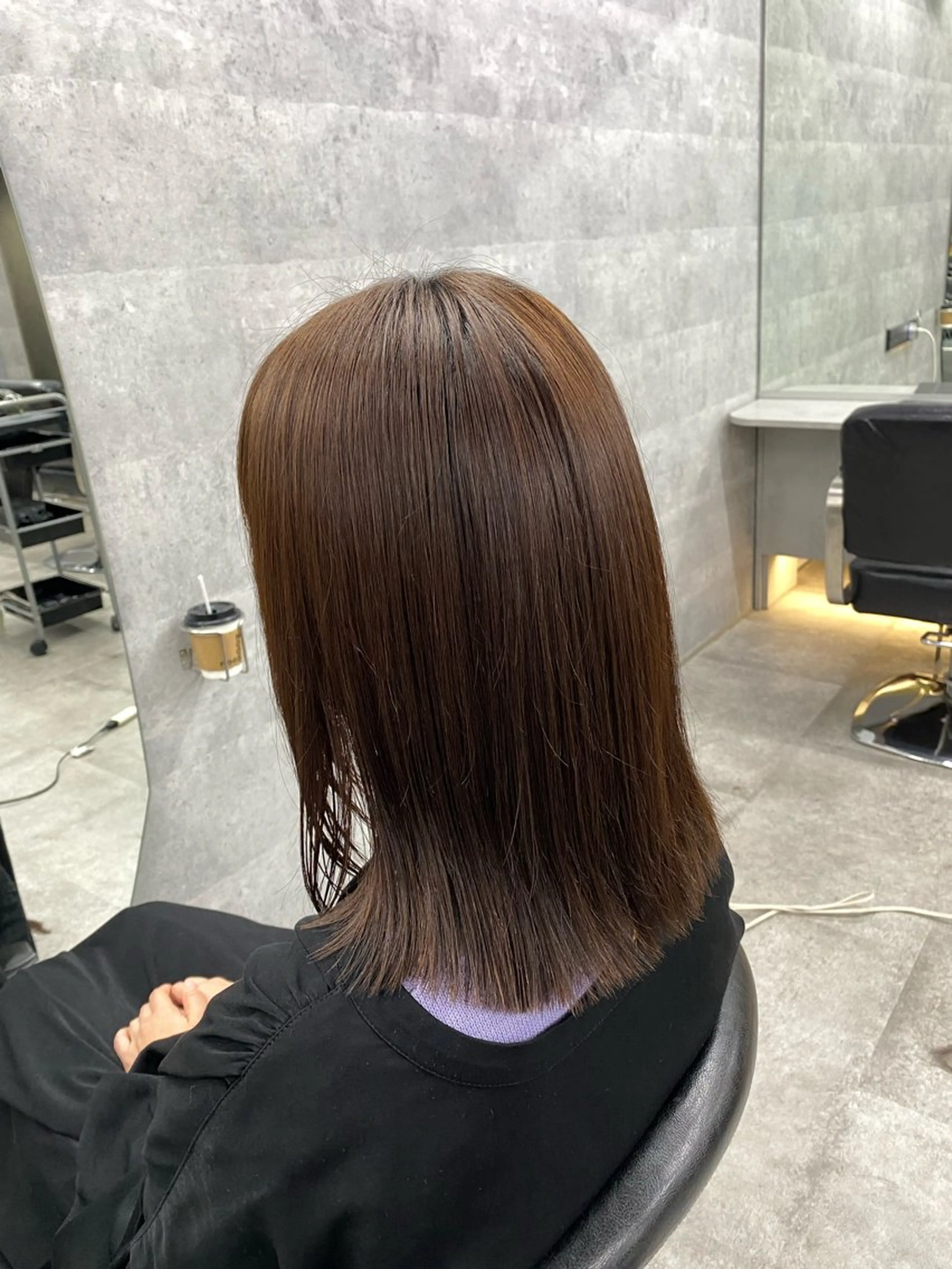 ミディアム 髪質改善 riho 🥣🤍のヘアスタイル